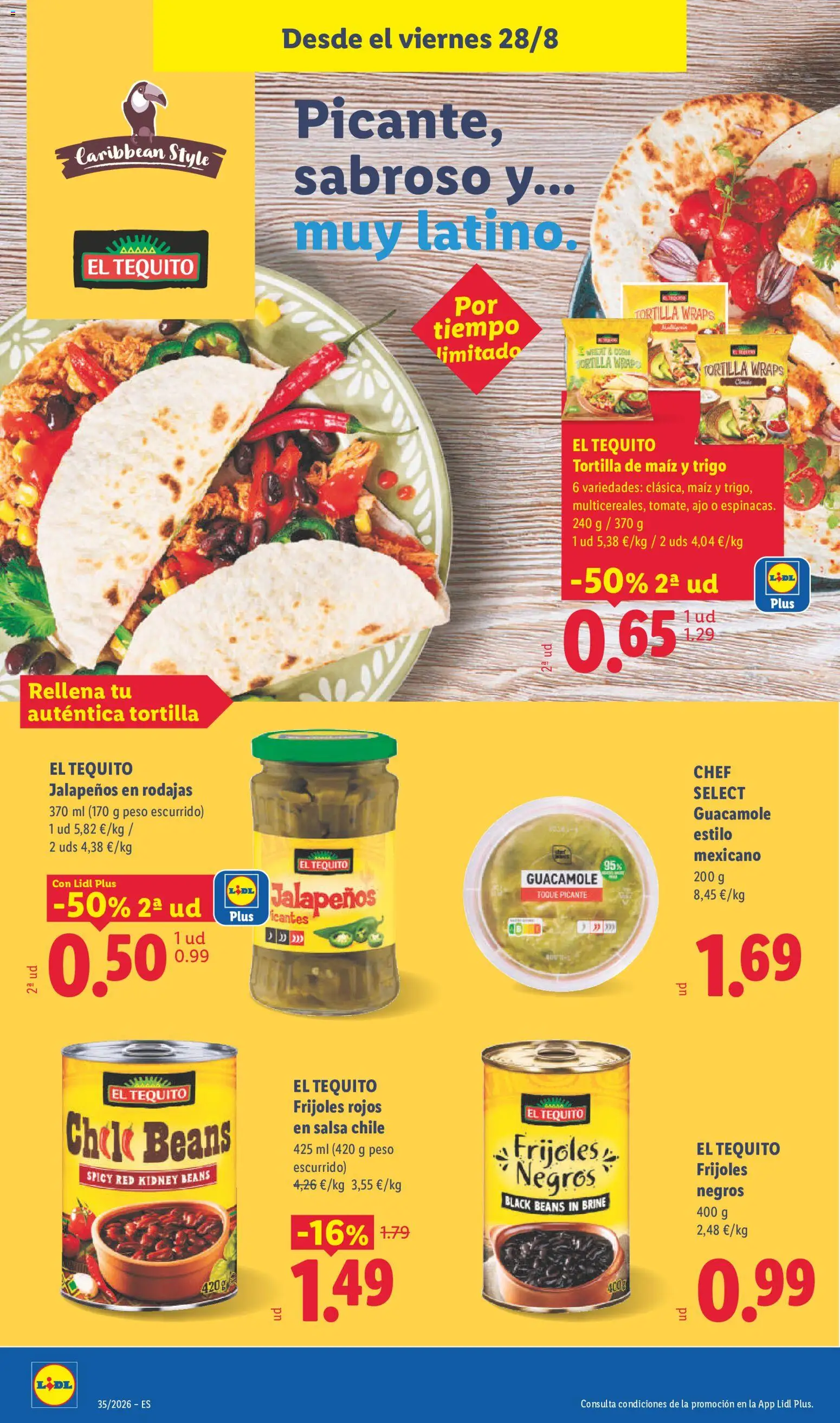 Lidl folleto │ válido desde el 24/08/2026 | Página: 34 | Productos: Maíz, Ajo, Guacamole, Peso