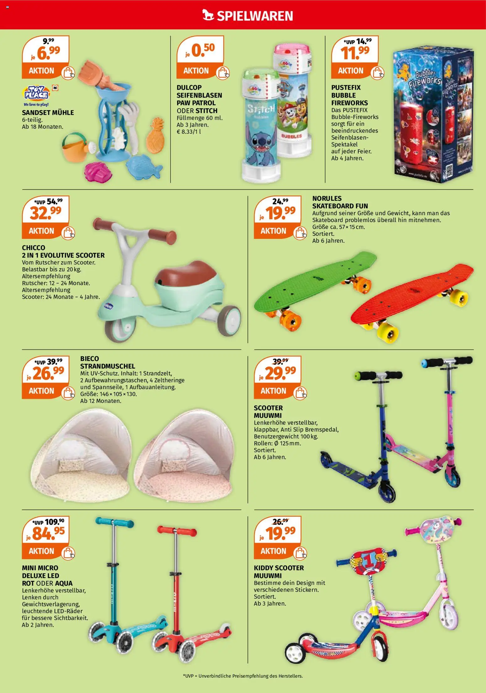 Müller Spielwaren für Groß und Klein gültig ab 24.05.2026 | Seite: 2 | Produkte: Slip, Mühle
