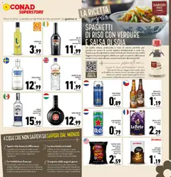 Anteprima del volantino Conad volantino Superstore Sicilia valido a partire dal 04.06.2026 | Pagina: 15 | Prodotti: Gin, Patatine, Vodka, Salsa
