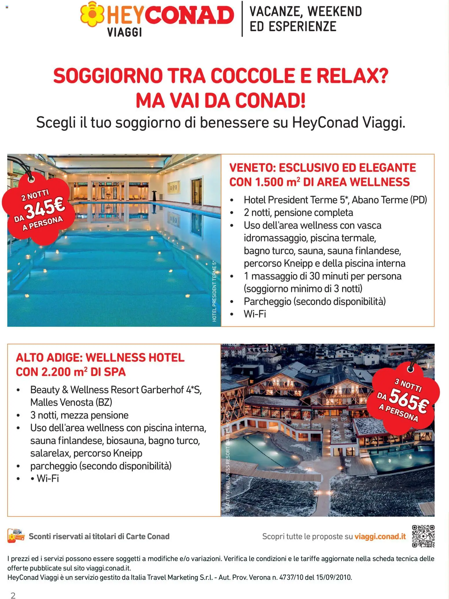 Volantino Spazio Conad del 21/10/2026 | Pagina: 2 | Prodotti: Piscina, Bagno