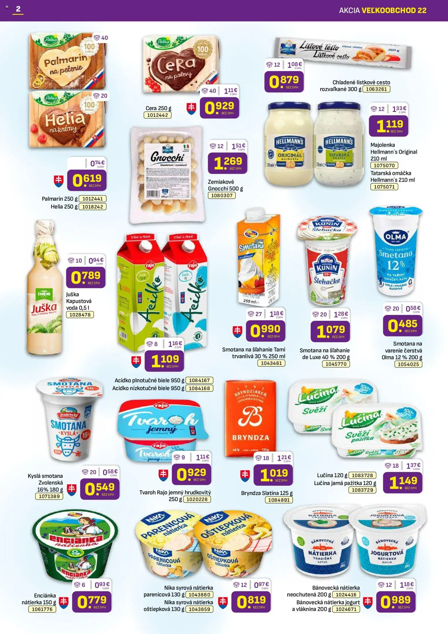 Nové Libex akcie – leták je platný od 02.11.2026 | Strana: 2 | Produkty: Káva, Gnocchi, Omáčka, Acidko