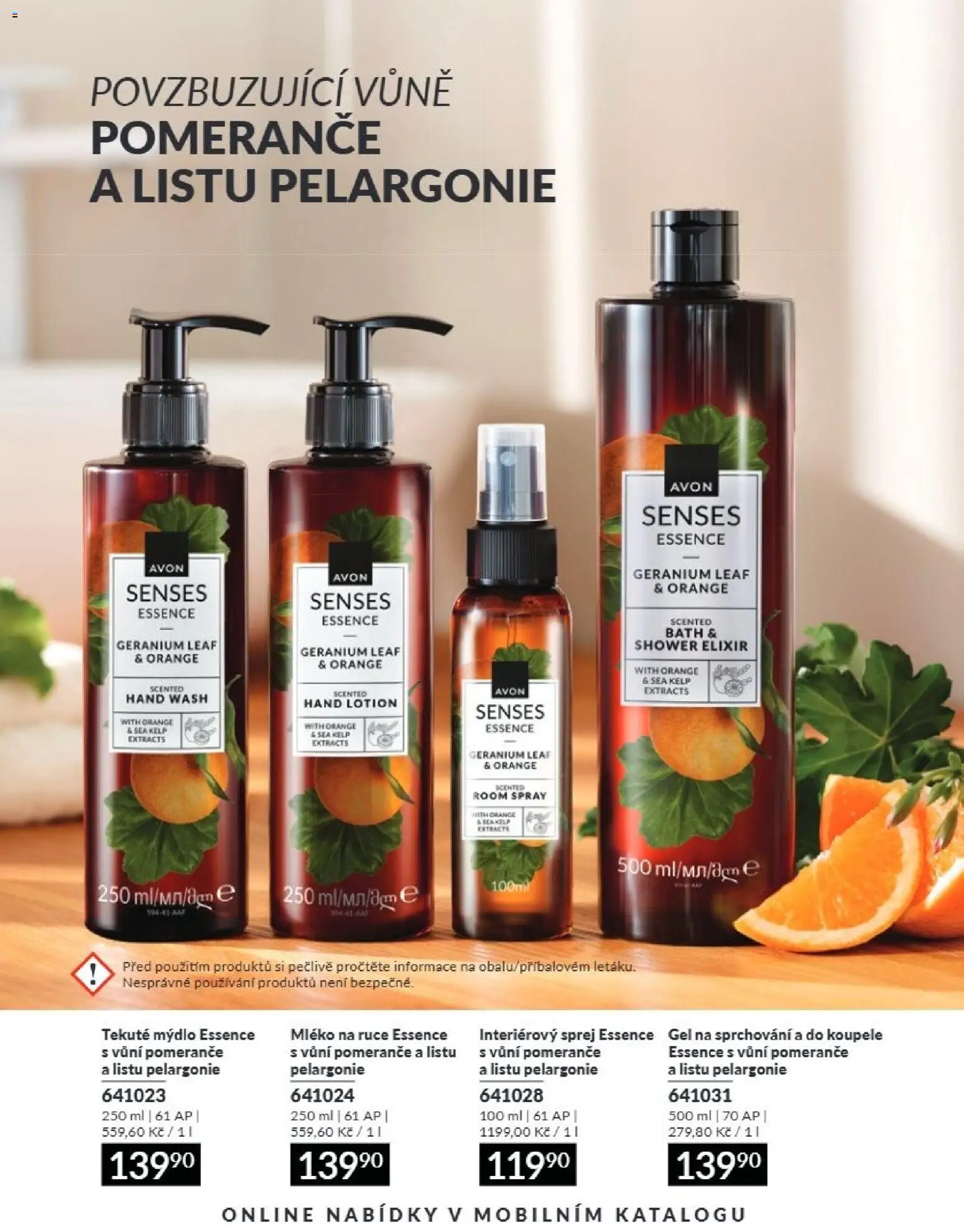 Avon Katalog 08/2026 od 01.08.2026 | Strana: 197 | Produkty: Mýdlo, Mléko, Pomeranče, Essence