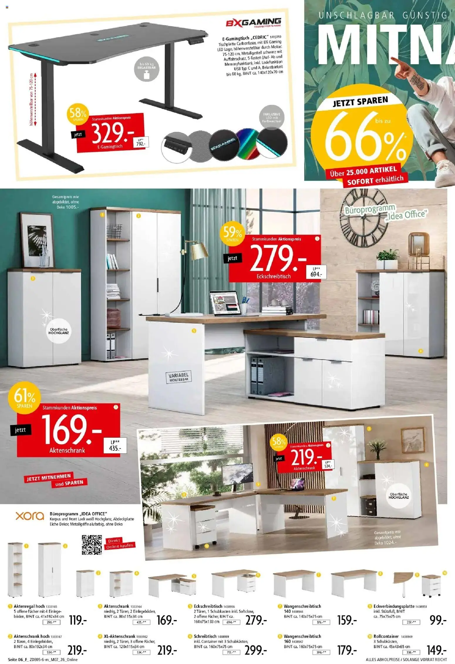 Zurbrüggen Unschlagbar günstig – gültig ab 16.05.2026 | Seite: 22 | Produkte: USB, Rollcontainer, Aktenregal