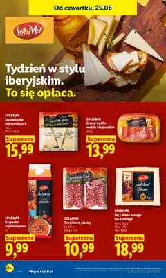 Pogląd oferty "SOL&MAR Gazpacho, zupa warzywna, This vegetable soup is your perfect post-and-enjoy meal, serve or topped your way" - ważna od 25.06.2026 | Strona: 58