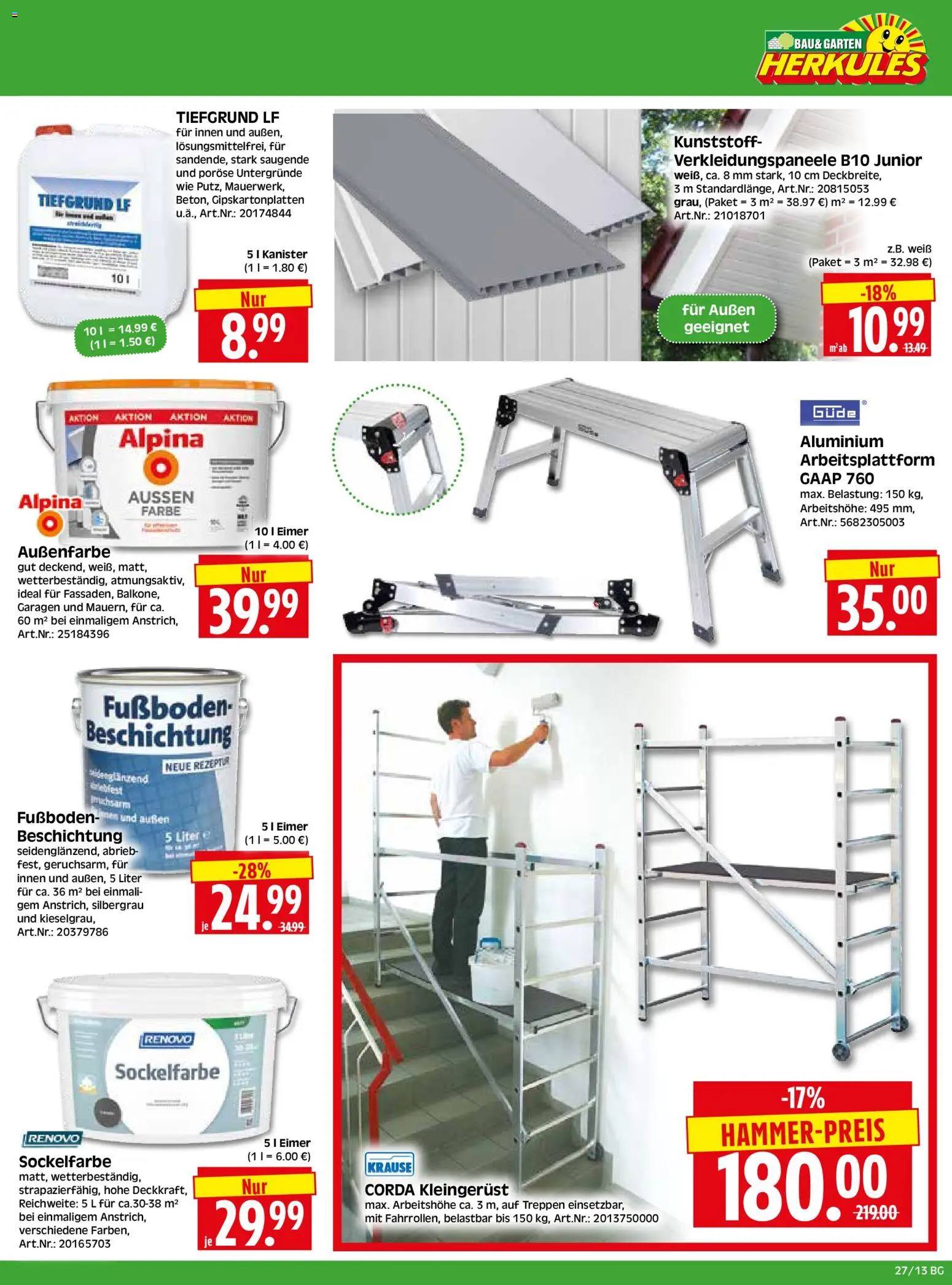 HERKULES Bau & Garten – gültig ab 29.06.2026 | Seite: 13