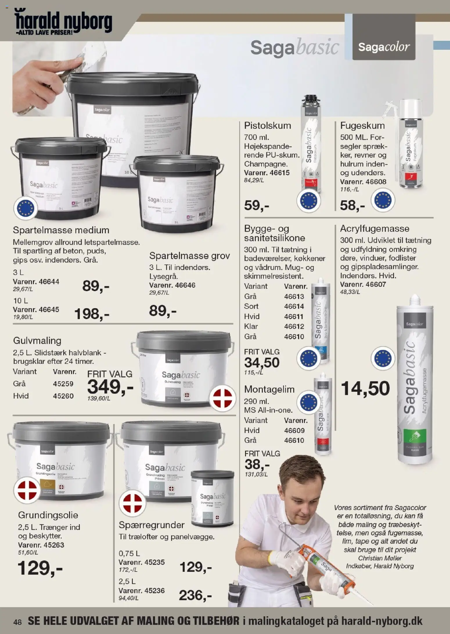 Harald Nyborg tilbudsavis – gyldig fra 04.06.2026 | Side: 52 | Produkter: Spartelmasse, Maling