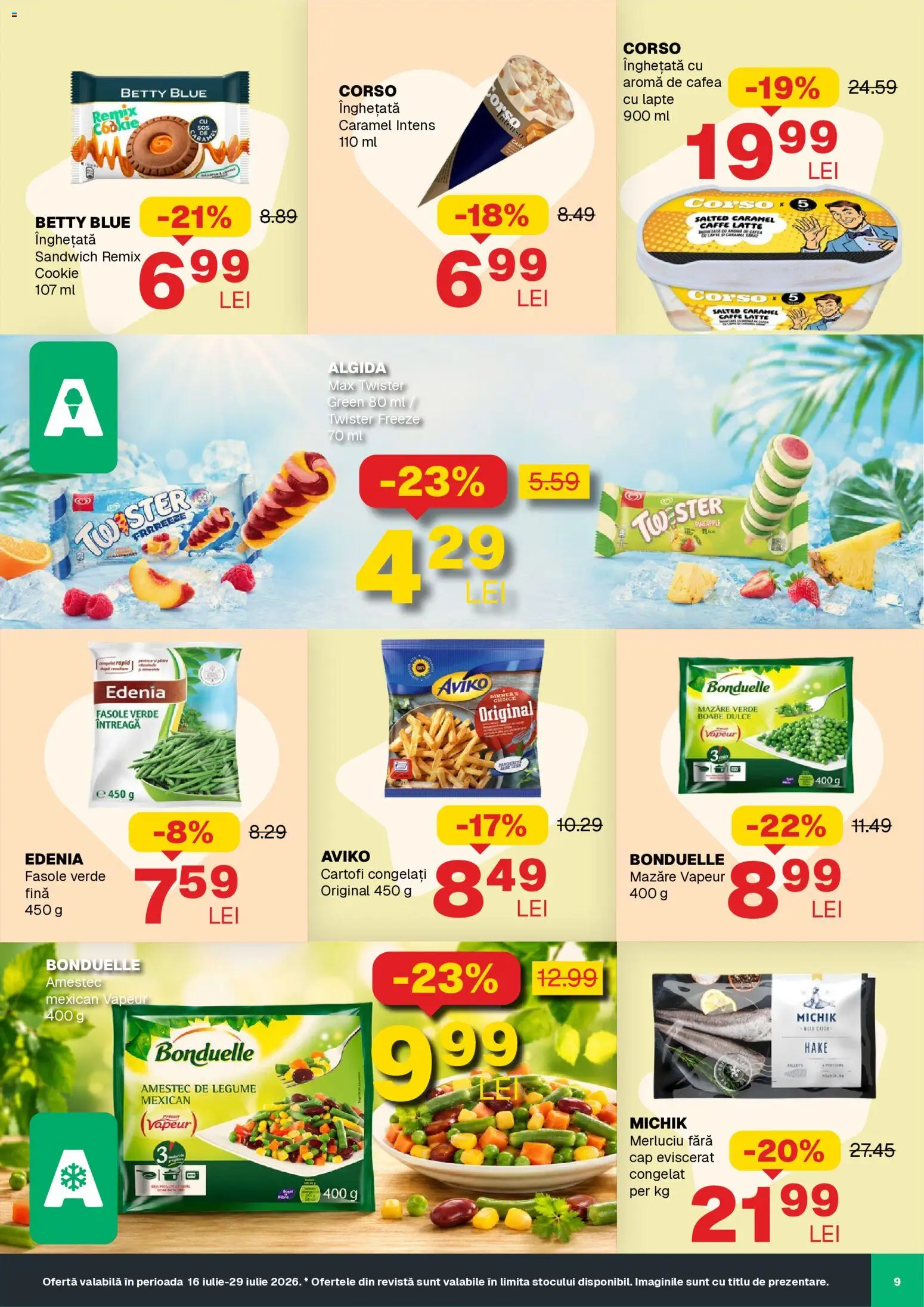 Noul catalog Annabella – valabil de la 16.07.2026 | Pagină: 9 | Produse: Mazăre, Lapte, Amestec, Înghețată