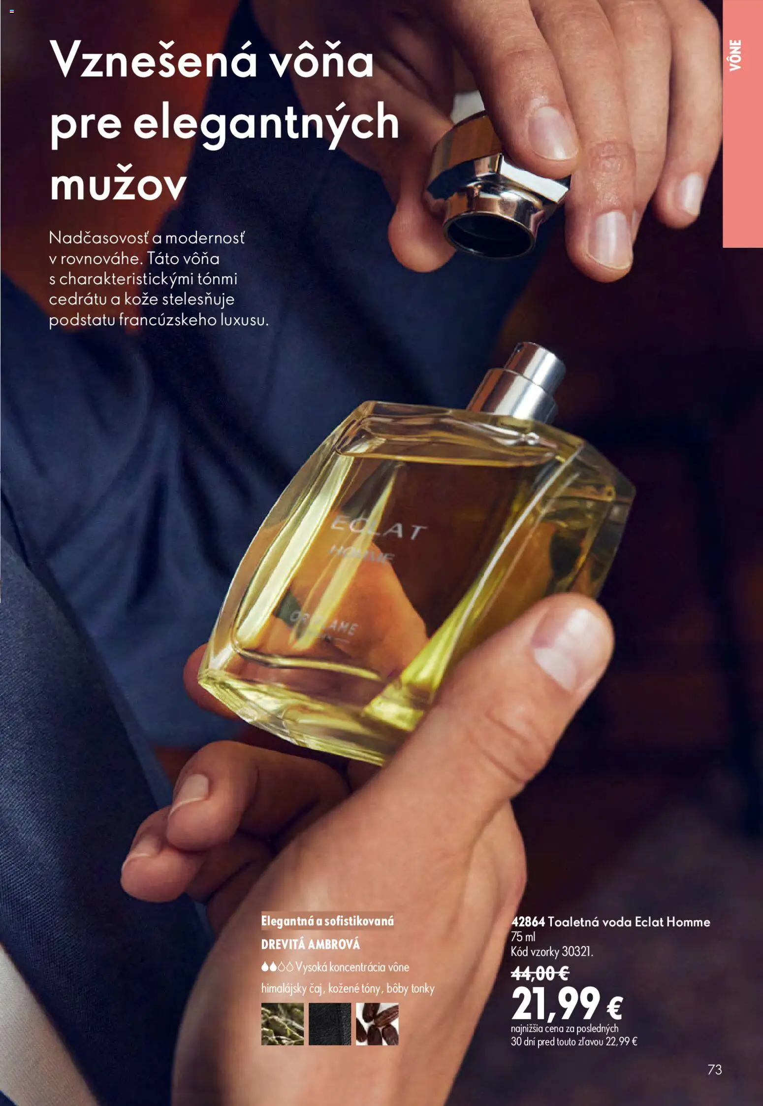 Nové Oriflame akcie – leták je platný od 08.07.2026 | Strana: 73 | Produkty: Toaletná voda, Voda