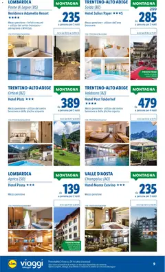 Anteprima del volantino Lidl volantino Viaggi valido a partire dal 30.04.2026 | Pagina: 9