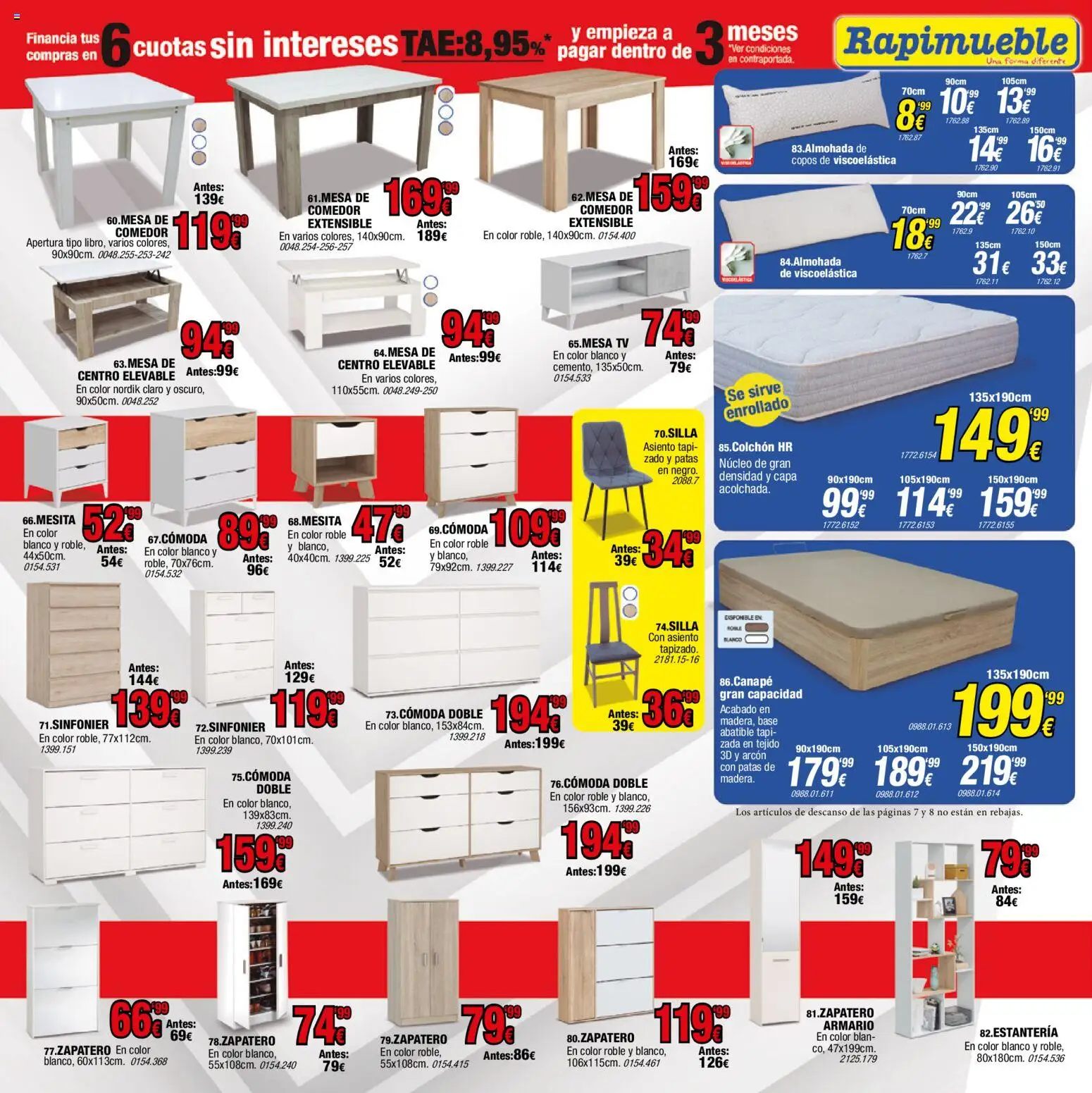 Rapimueble folleto │ válido desde el 01/07/2026 | Página: 7 | Productos: Copos, Armario