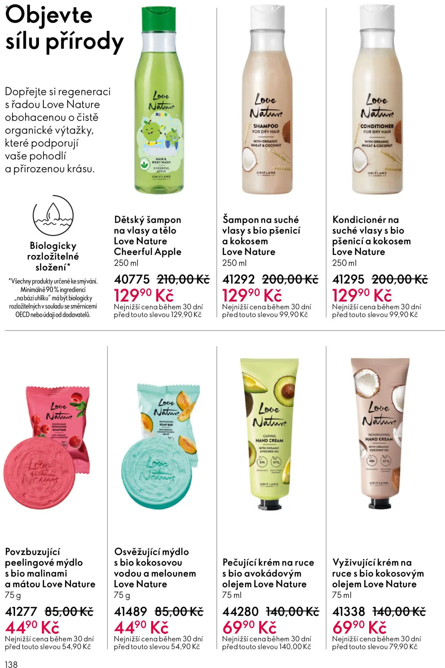 Oriflame katalog č. 08/2026 od 27.05.2026 | Strana: 138 | Produkty: Krém na ruce, Apple, Body, Šampon