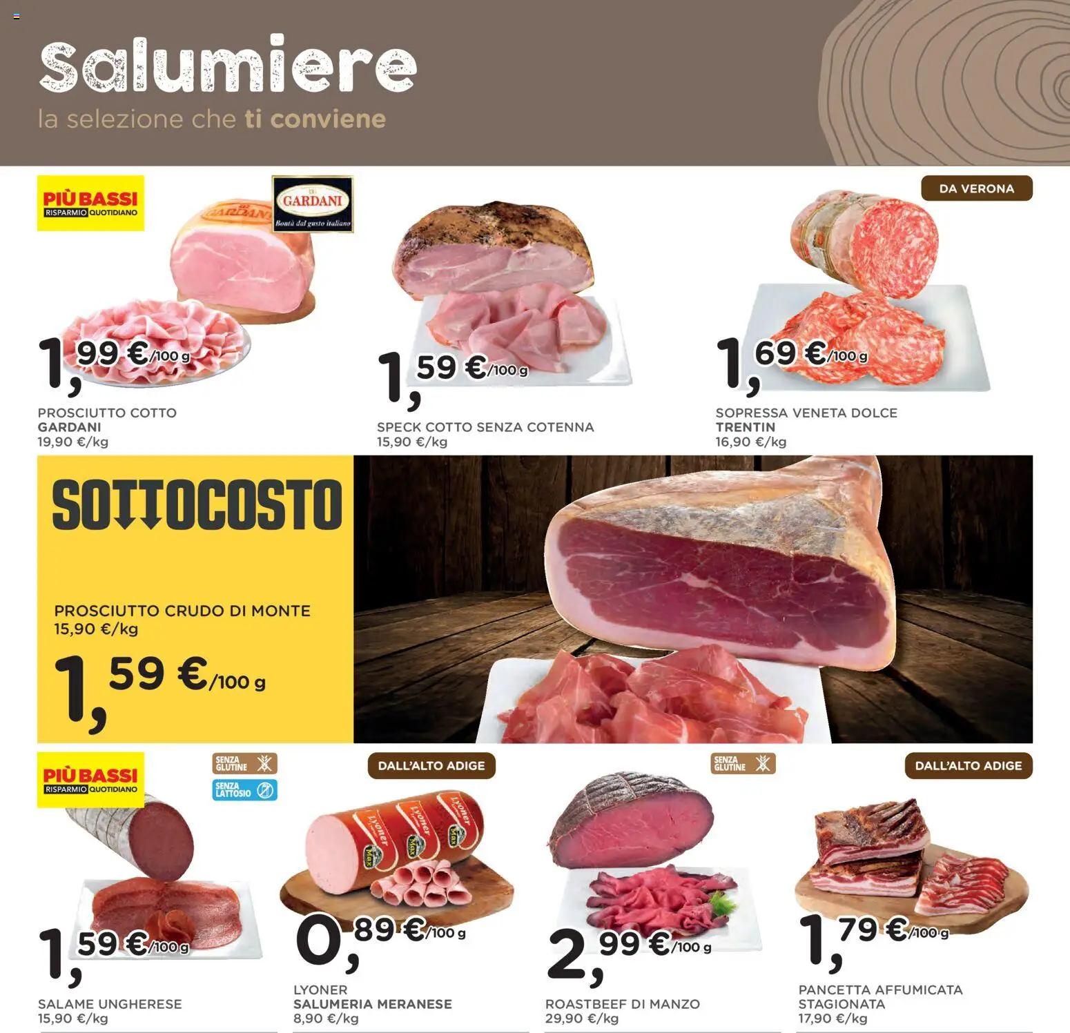 Volantino Poli del 22.04.2026 | Pagina: 4 | Prodotti: Speck, Prosciutto Cotto, Salame, Prosciutto