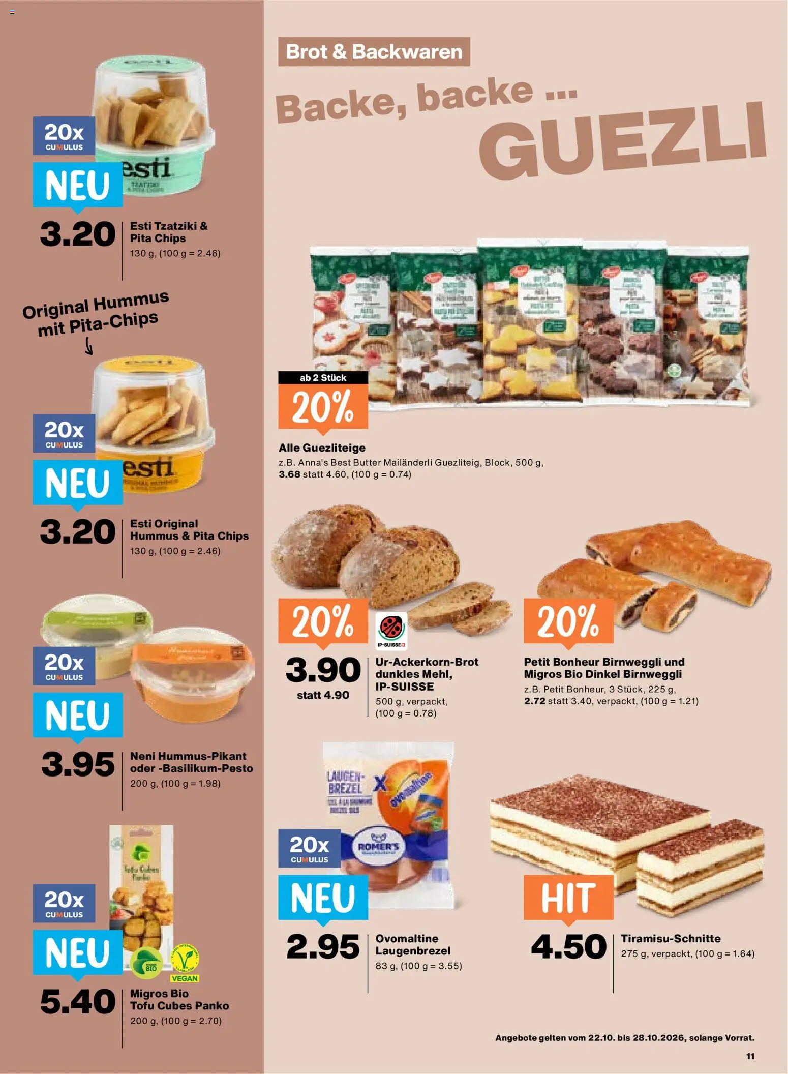 Migros aktionen – gültig ab 22.10.2026 | Seite: 11