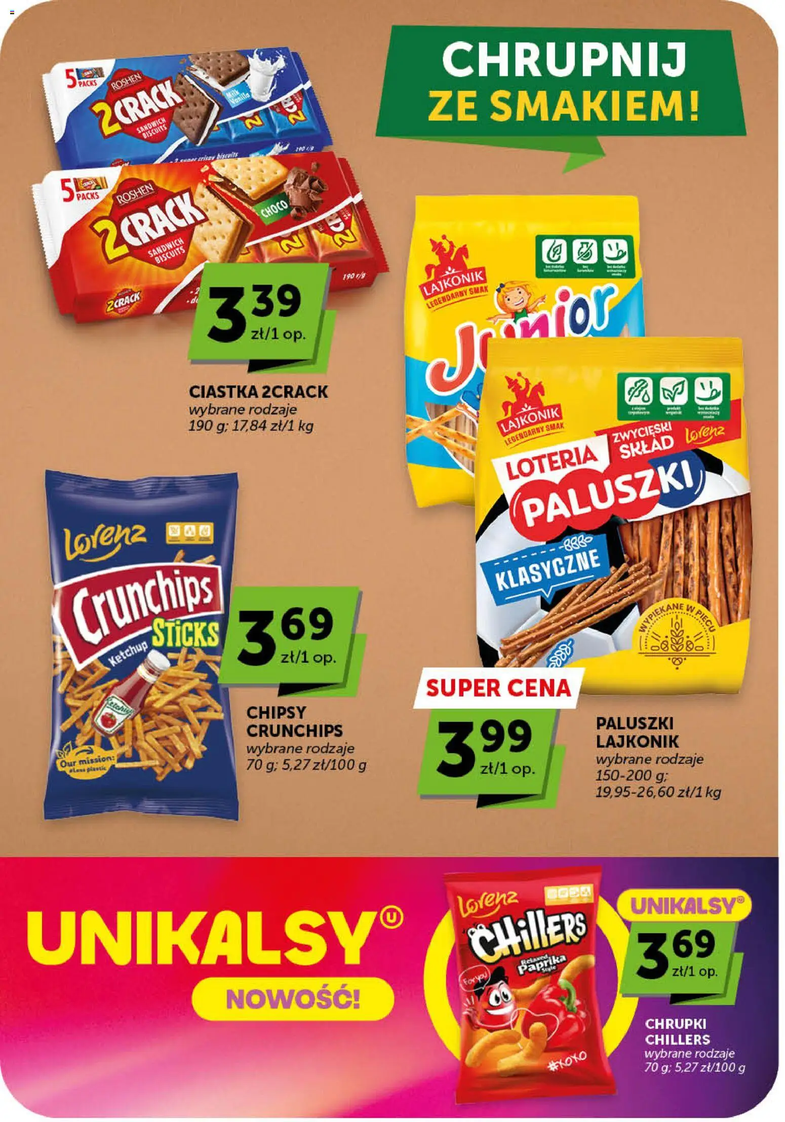 Groszek gazetka od 11.06.2026 | Strona: 27 | Produkty: Chipsy, Ketchup, Chrupki, Paluszki