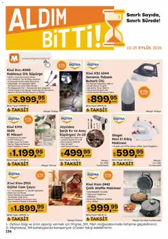 10 Eylül 2026 tarihinden itibaren geçerli olan Migros kataloğu önizlemesi | Sayfa: 156