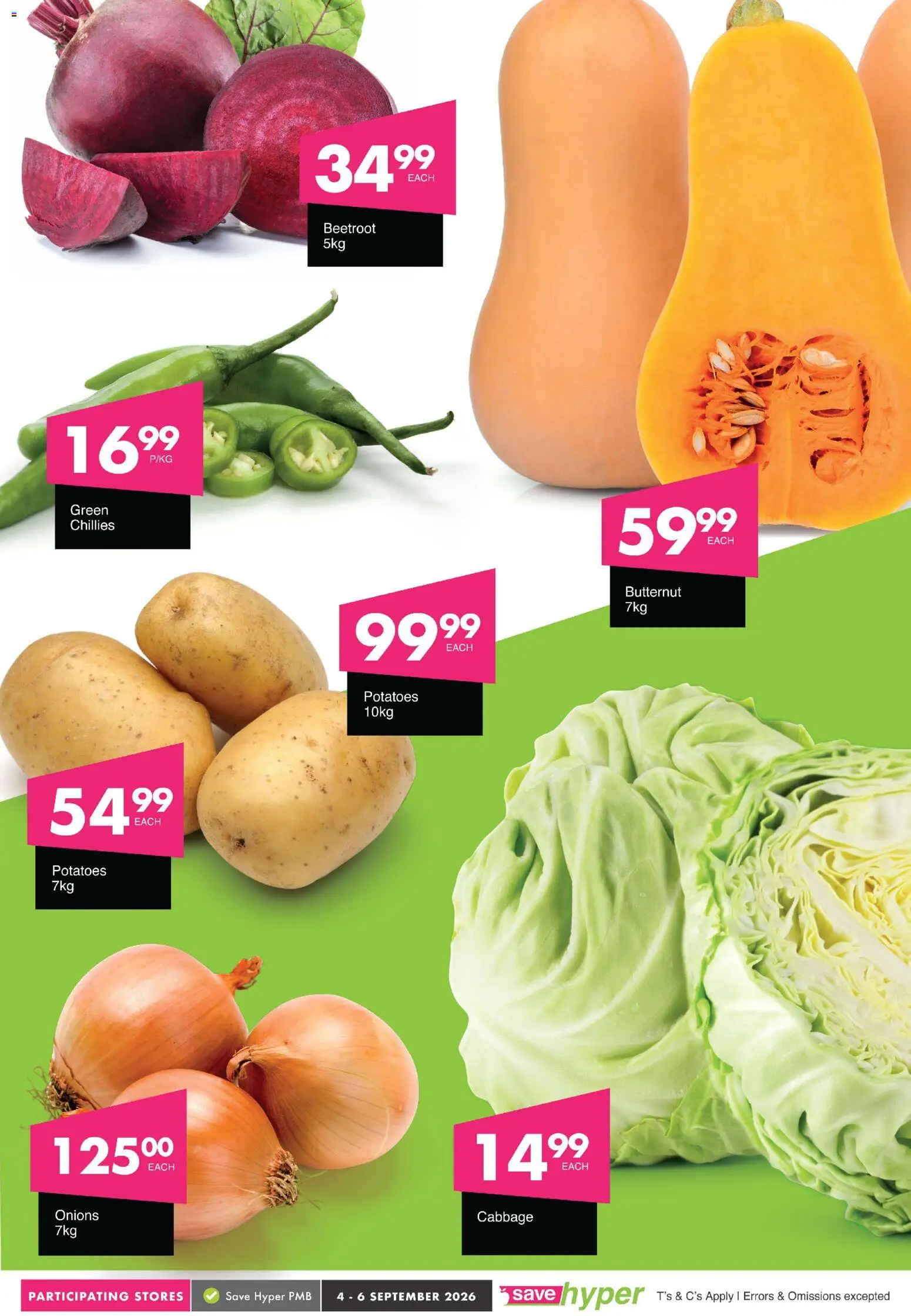 New Save catalogue – valid from 04/09/2026 | Page: 4 | Products: Potatoes, Onions