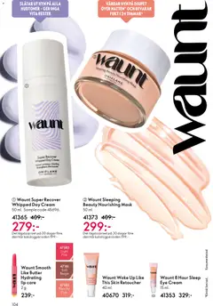 Waunt Sleeping Beauty Nourishing Mask 50 ml., A jar of peach-colored sleeping beauty nourishing mask. - Förhandsvisning av reklamblad från butik Oriflame aktuell från 03.06.2026 | Sida: 104