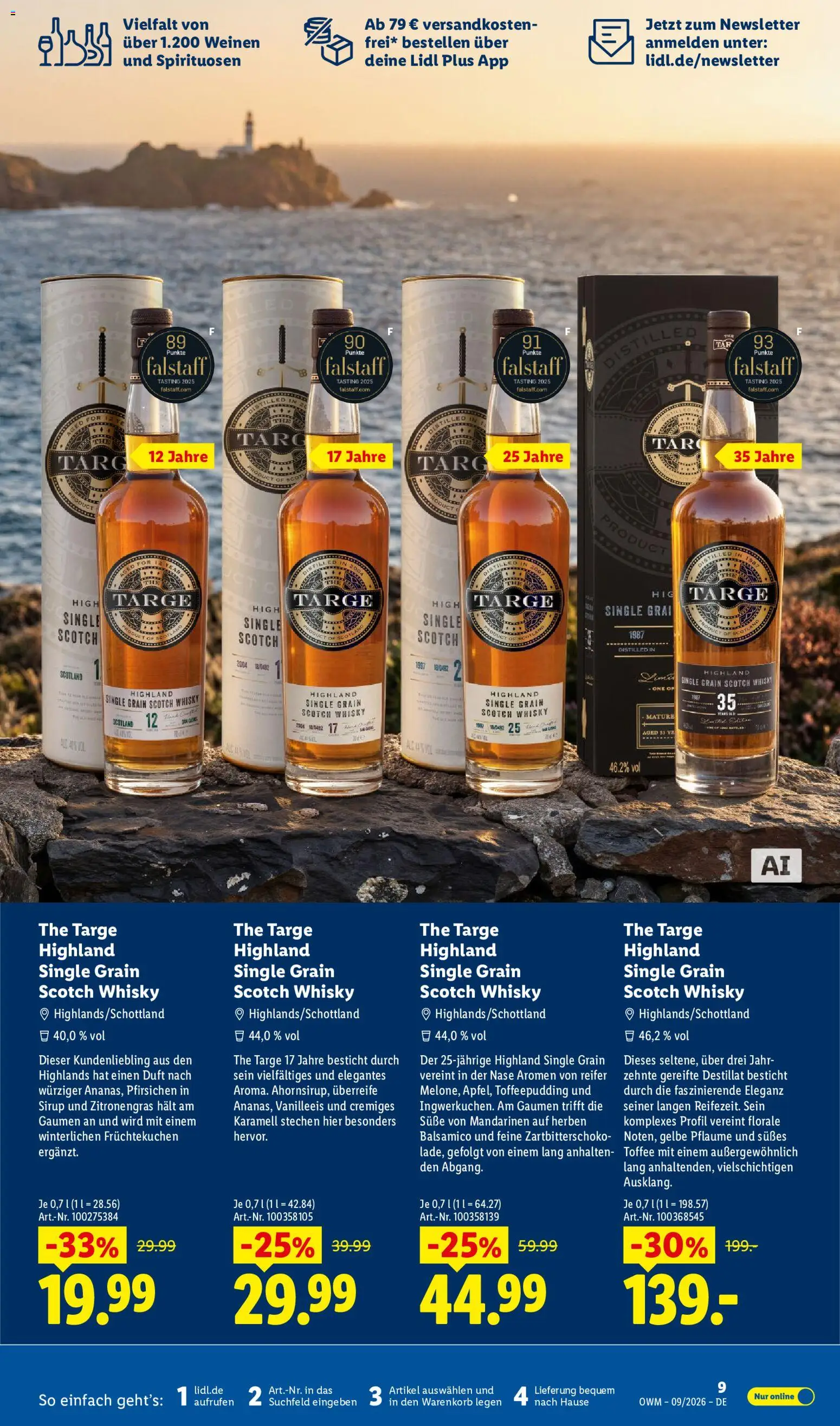 Lidl Wein & Spirituosen – gültig ab 01.09.2026 | Seite: 9 | Produkte: Zitronengras, Balsamico, Duft, Mandarinen