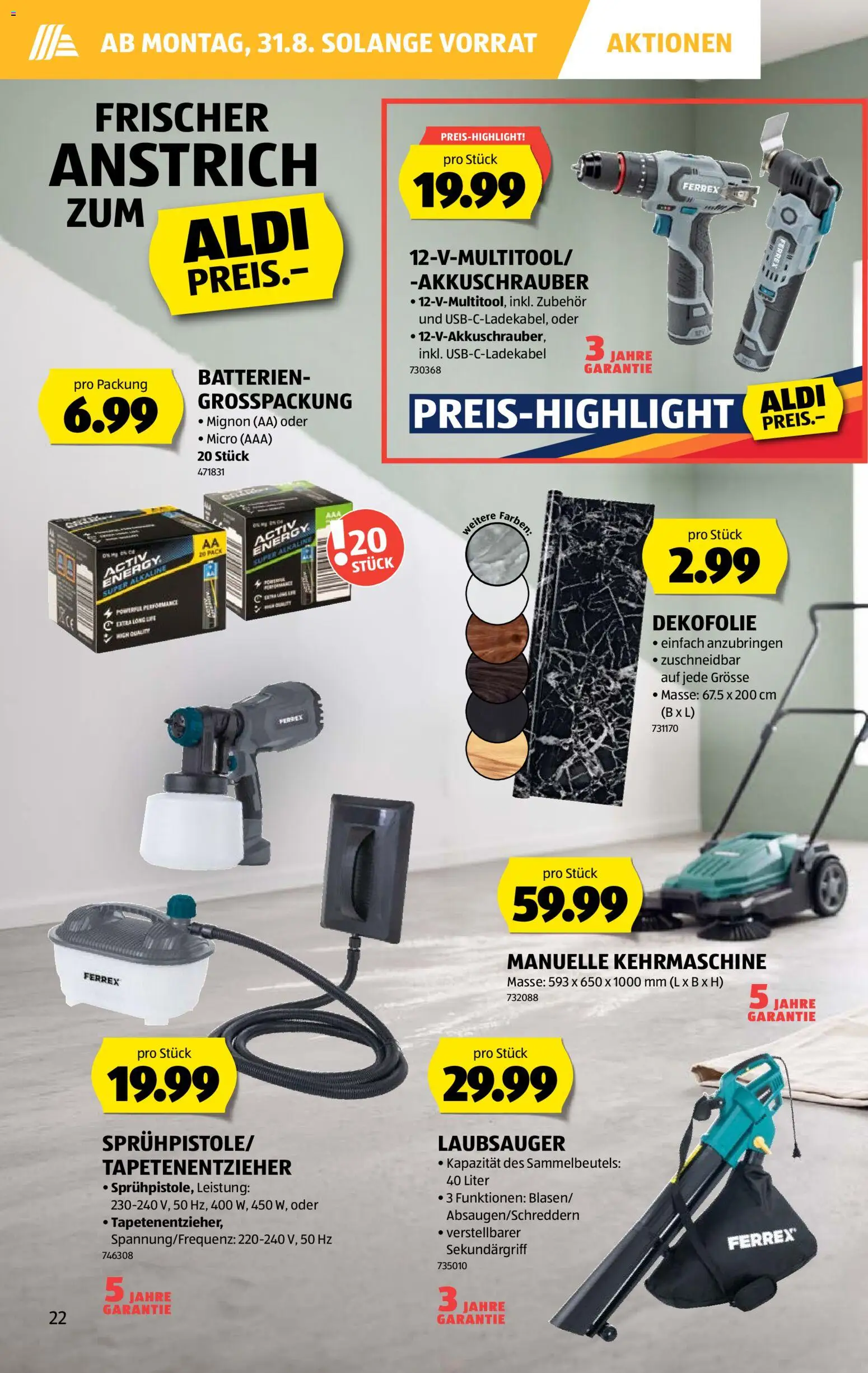Aldi aktionen – gültig ab 27.08.2026 | Seite: 22