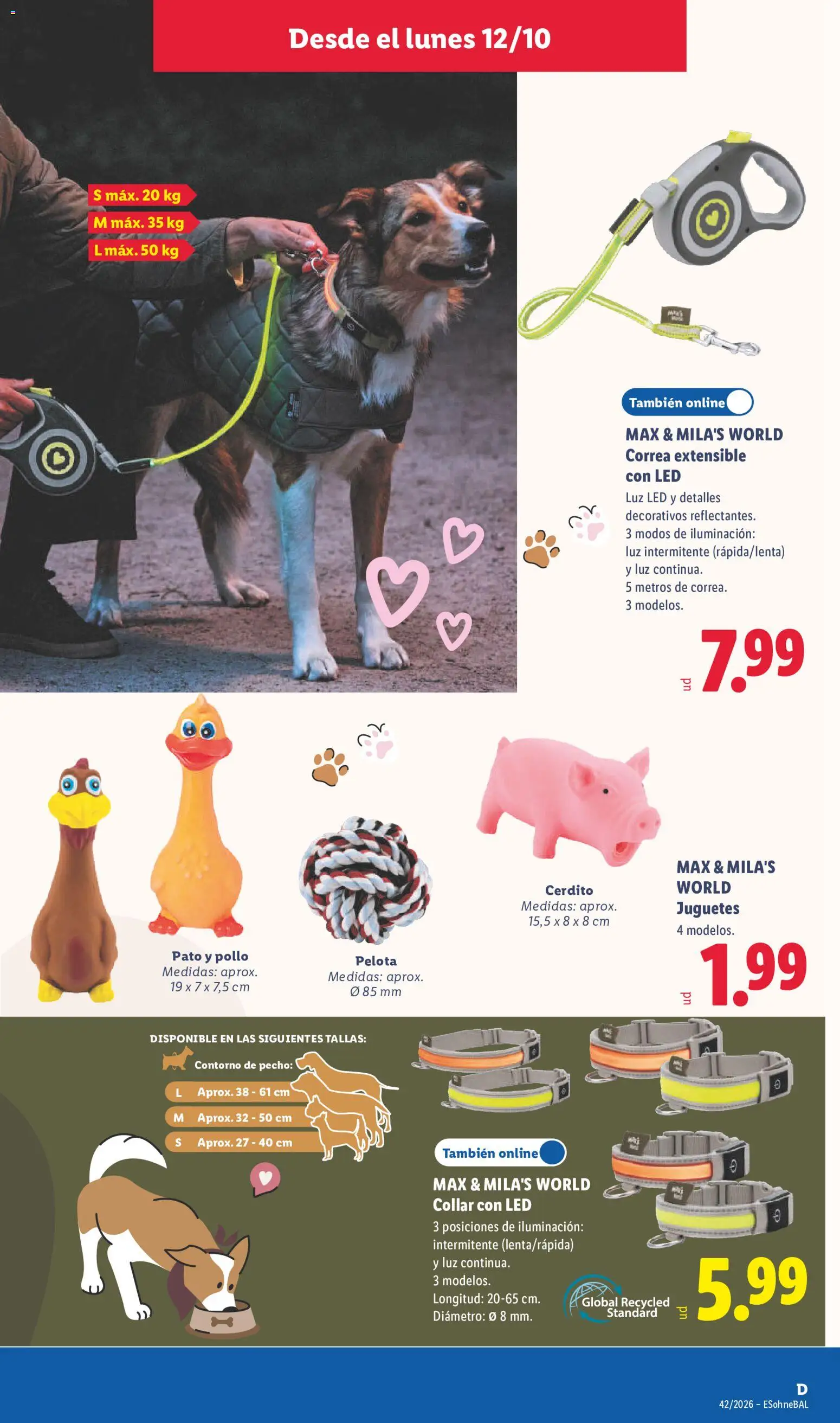 Lidl folleto de bazar │ válido desde el 12/10/2026 | Página: 9 | Productos: Luz LED, Juguetes, Pato, Iluminación