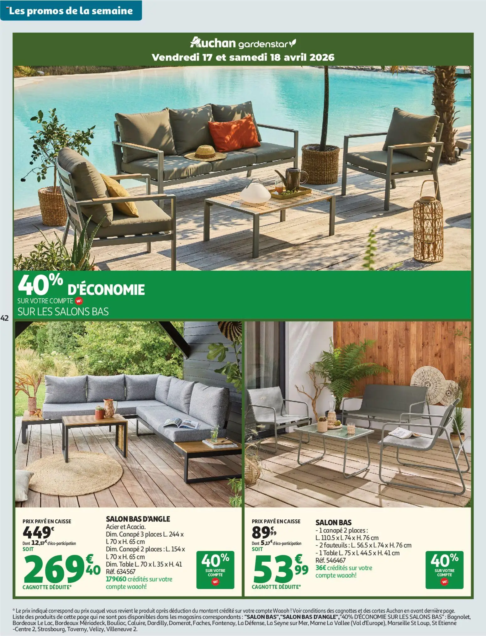 {H1} | Page: 42 | Produits: Canapé, Table