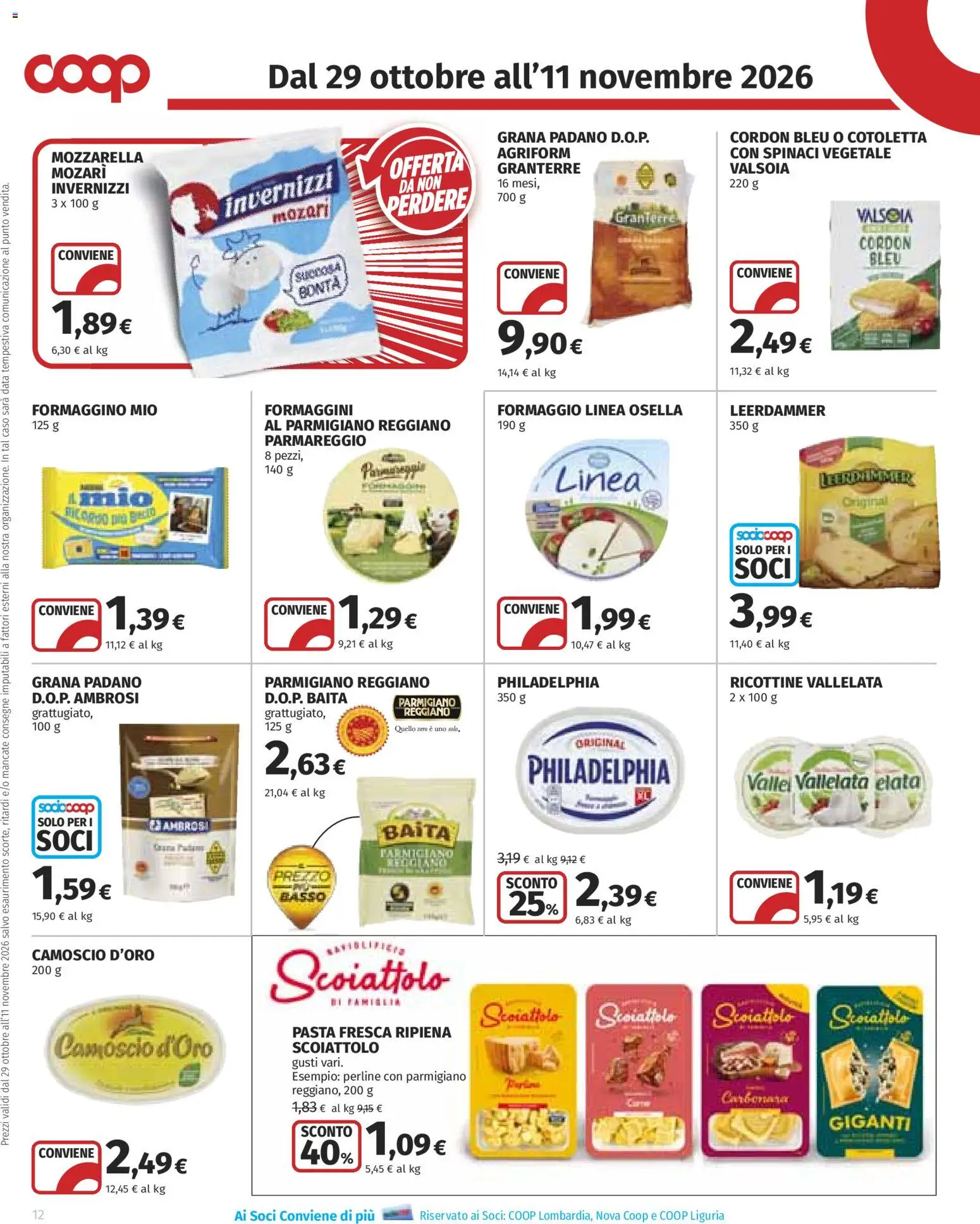Volantino COOP del 29/10/2026 | Pagina: 12