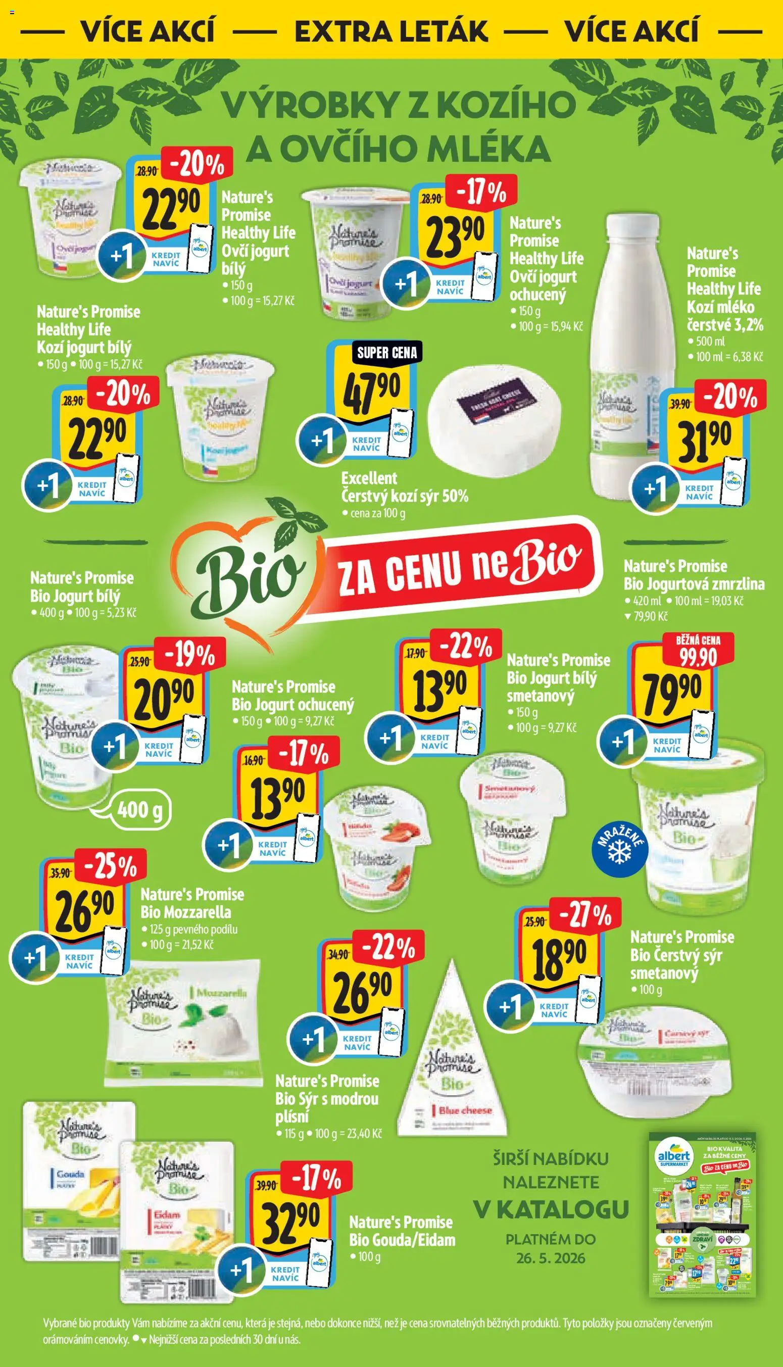 Albert leták - Supermarket od 20.05.2026 | Strana: 33 | Produkty: Gouda, Kozí mléko, Zmrzlina, Kozí jogurt
