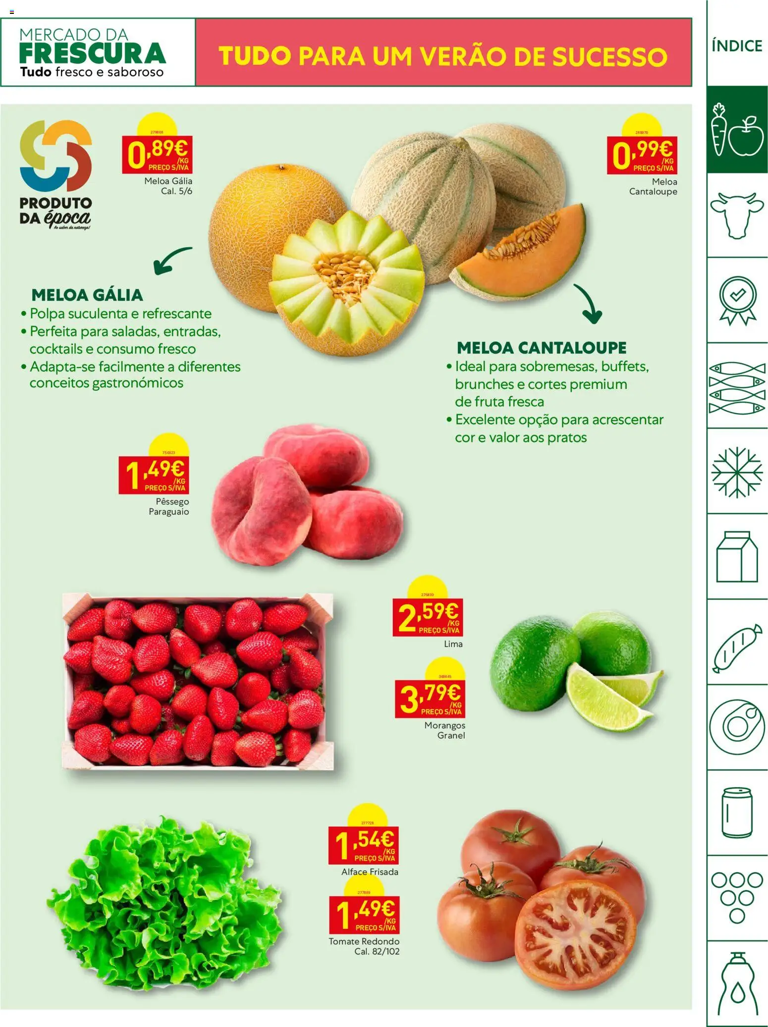 Recheio Horeca │ válido de 18/08/2026 | Página: 3 | Produtos: Pratos, Tomate, Lima, Morangos