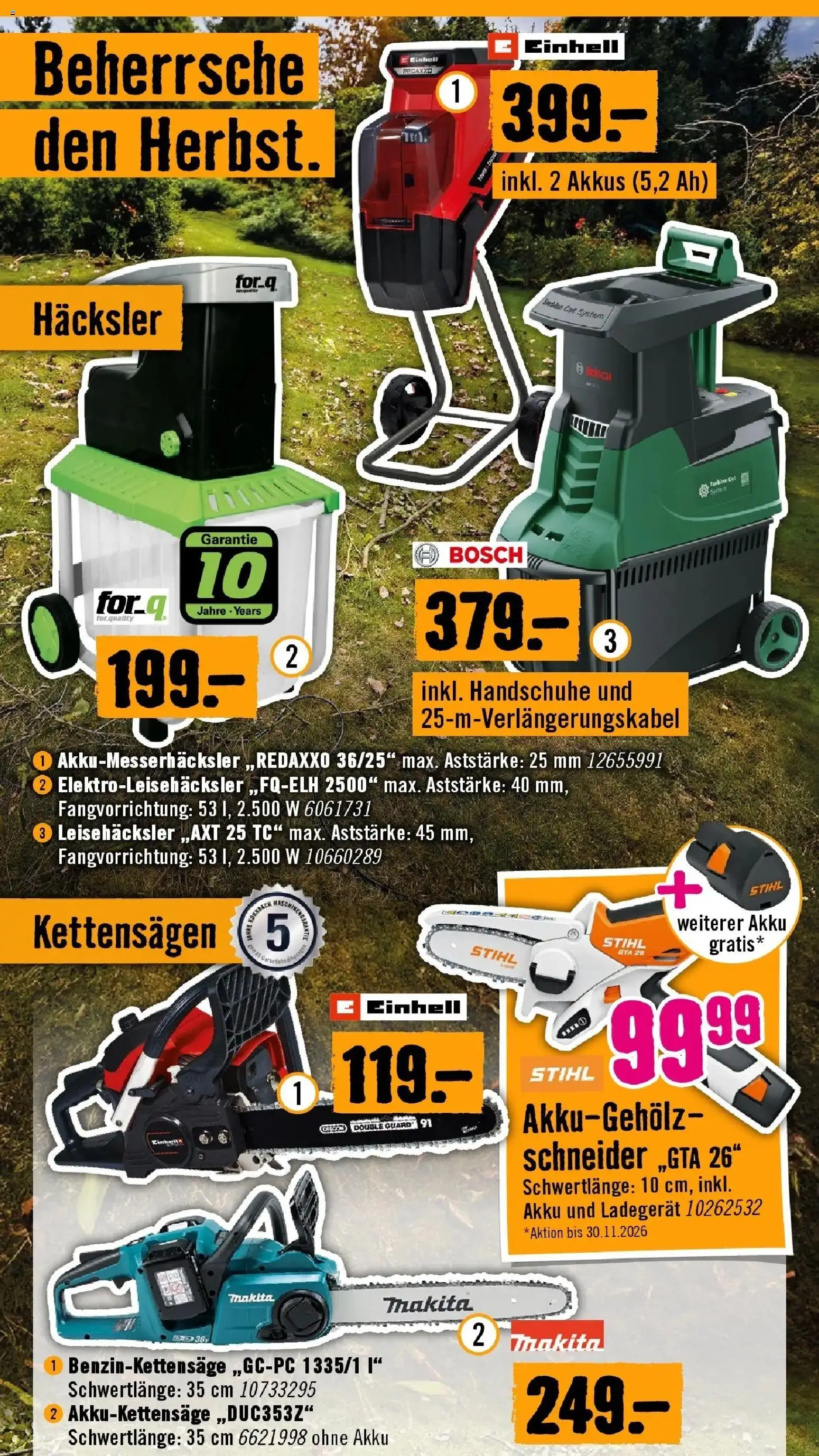 Hornbach - Hornbach: Kürzere Tage wecken Deinen Ehrgeiz. von 07.10.2026 - Aktuelle Angebote | Seite: 5 | Produkte: Handschuhe