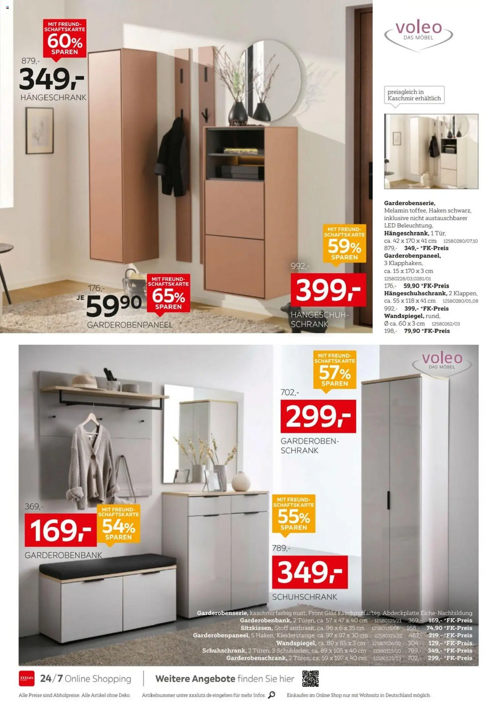 XXXLutz Aufbewahrung & Deko – gültig ab 22.08.2026 | Seite: 8 | Produkte: Schrank, Hängeschrank