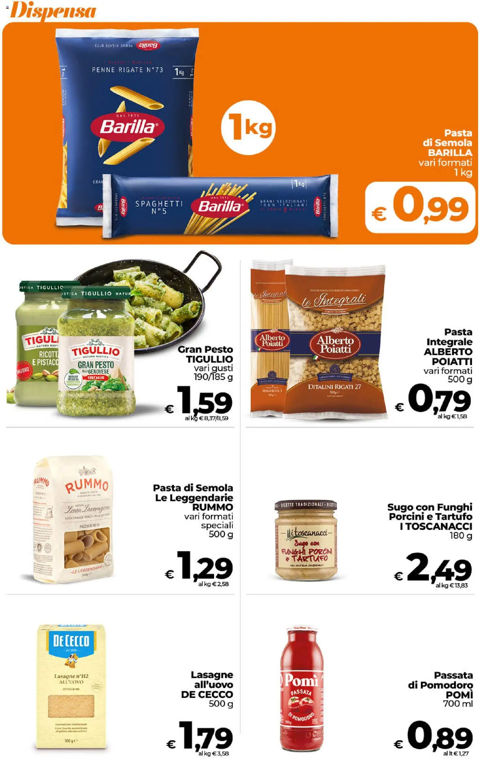Volantino Ipercoop del 31/07/2026 | Pagina: 31 | Prodotti: Pasta, Funghi, Sugo, Penne
