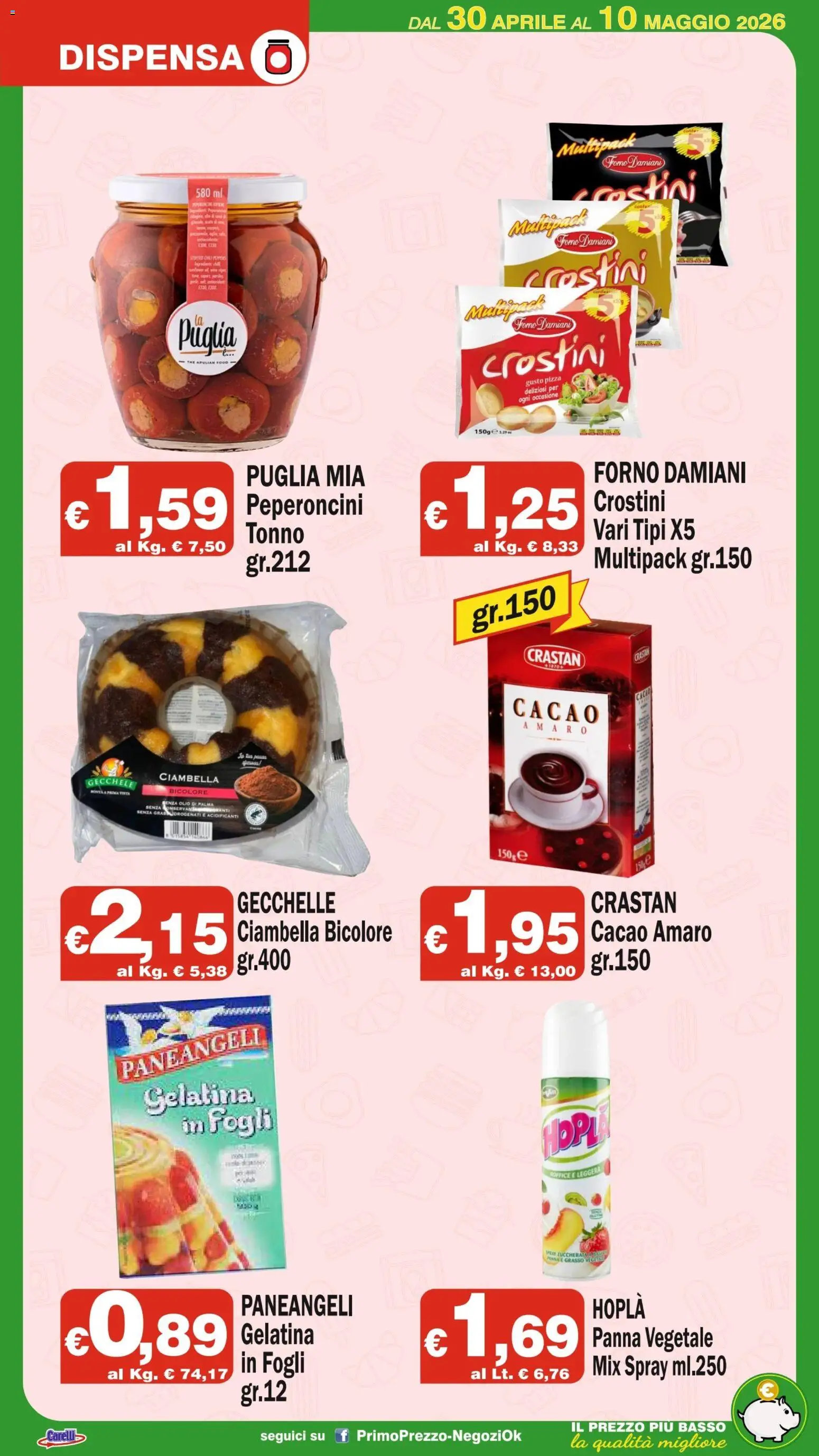 Volantino Primo Prezzo del 30.04.2026 | Pagina: 14