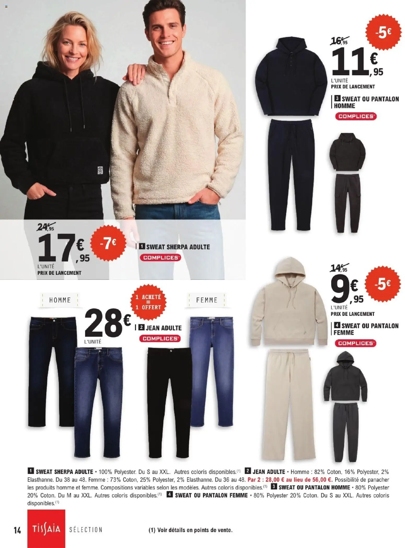 {H1} | Page: 14 | Produits: Pantalon homme, Jean, Pantalon
