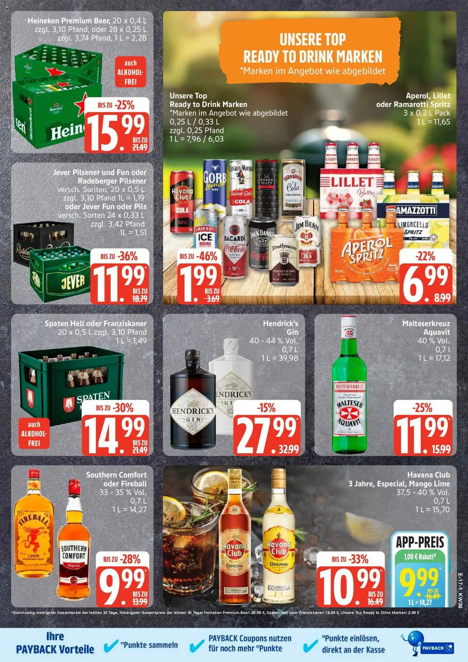 Edeka Prospekt Husum (ab 21.09.2026) » Angebote Online | Seite: 22 | Produkte: Jim beam, Mango, Smirnoff, Jever