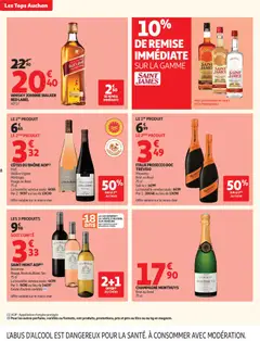 Auchan Tops, Halles hypers - Voorbeeld van een folder van Auchan, geldig van 07/07/2026 | Pagina: 8 | Producten: Whisky, La