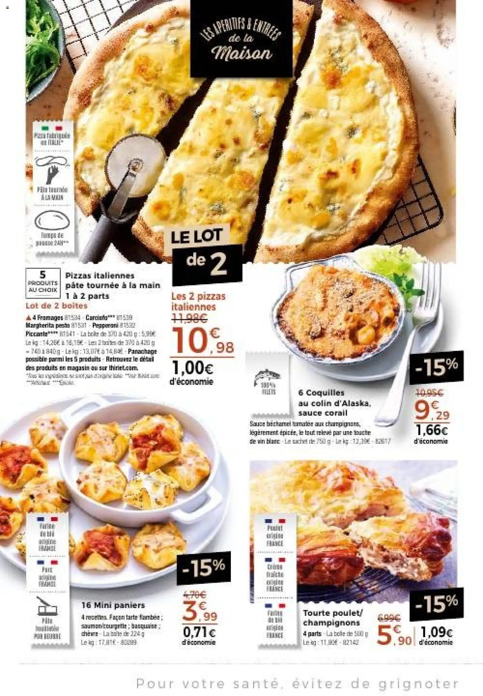{H1} | Page: 6 | Produits: Pepperoni, Tarte, Pâte, Saumon
