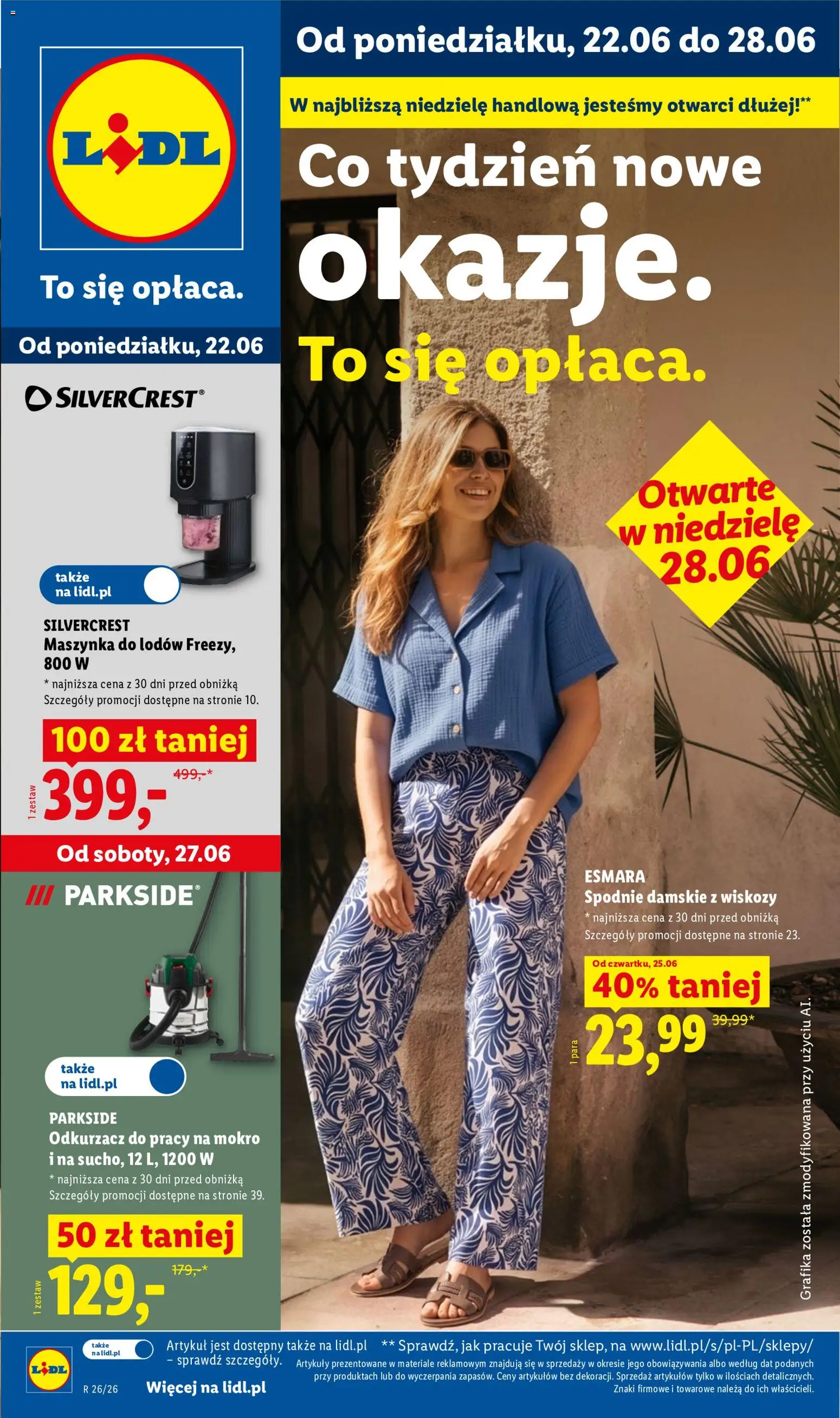 Lidl Katalog od 22.06.2026 | Strona: 59 | Produkty: Spodnie, Odkurzacz, Cleaner