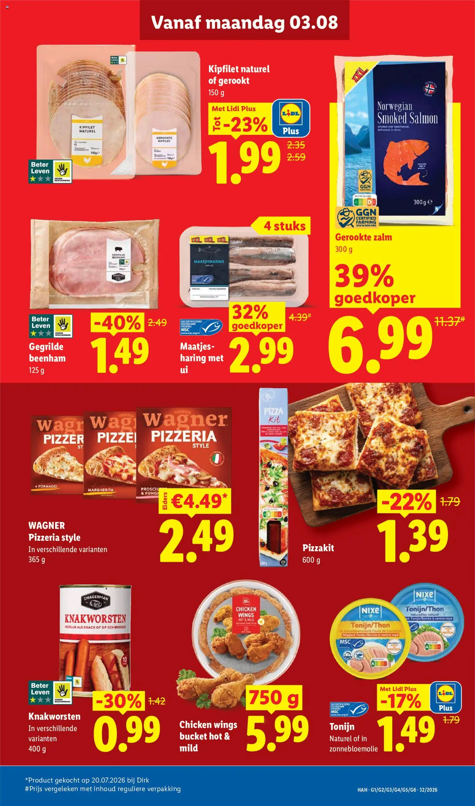 {H1} | Pagina: 9 | Producten: Ui, Ham, Tonijn, Gerookte zalm