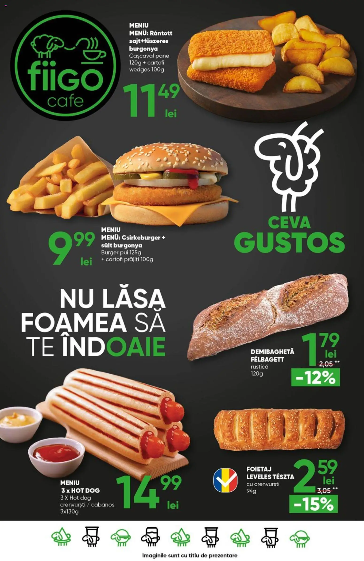 Noul catalog Profi – valabil de la 06.08.2026 | Pagină: 19 | Produse: Hacıyatmaz Kedi Oyuncağı, Crenvurști, Burger, Cartofi