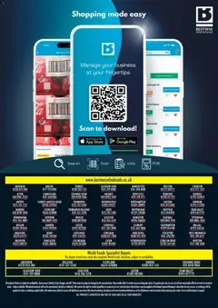 Preview of Bestway - The Big Deals Brochure valid from 14/08/2026 | Page: 36 | Products: Basket, Mozzarella