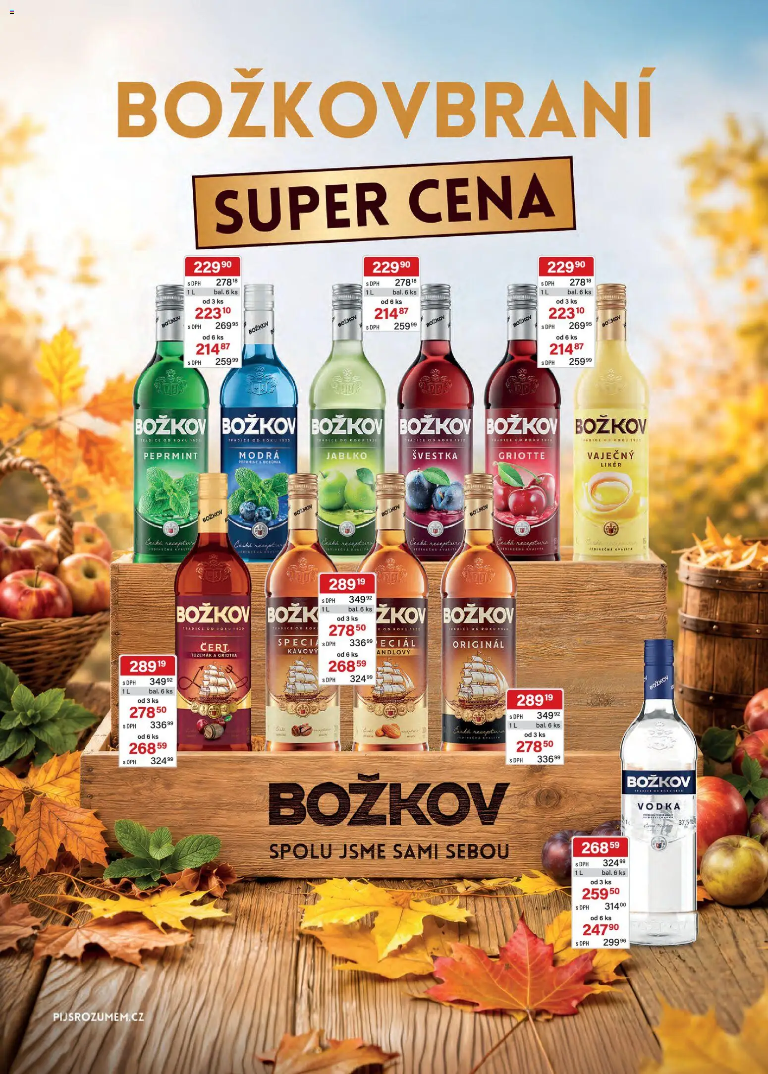 Astur & Qanto leták - Velkoobchod 09/2026 od 01.09.2026 | Strana: 15 | Produkty: Vodka, Hadice, Božkov, Tuzemák