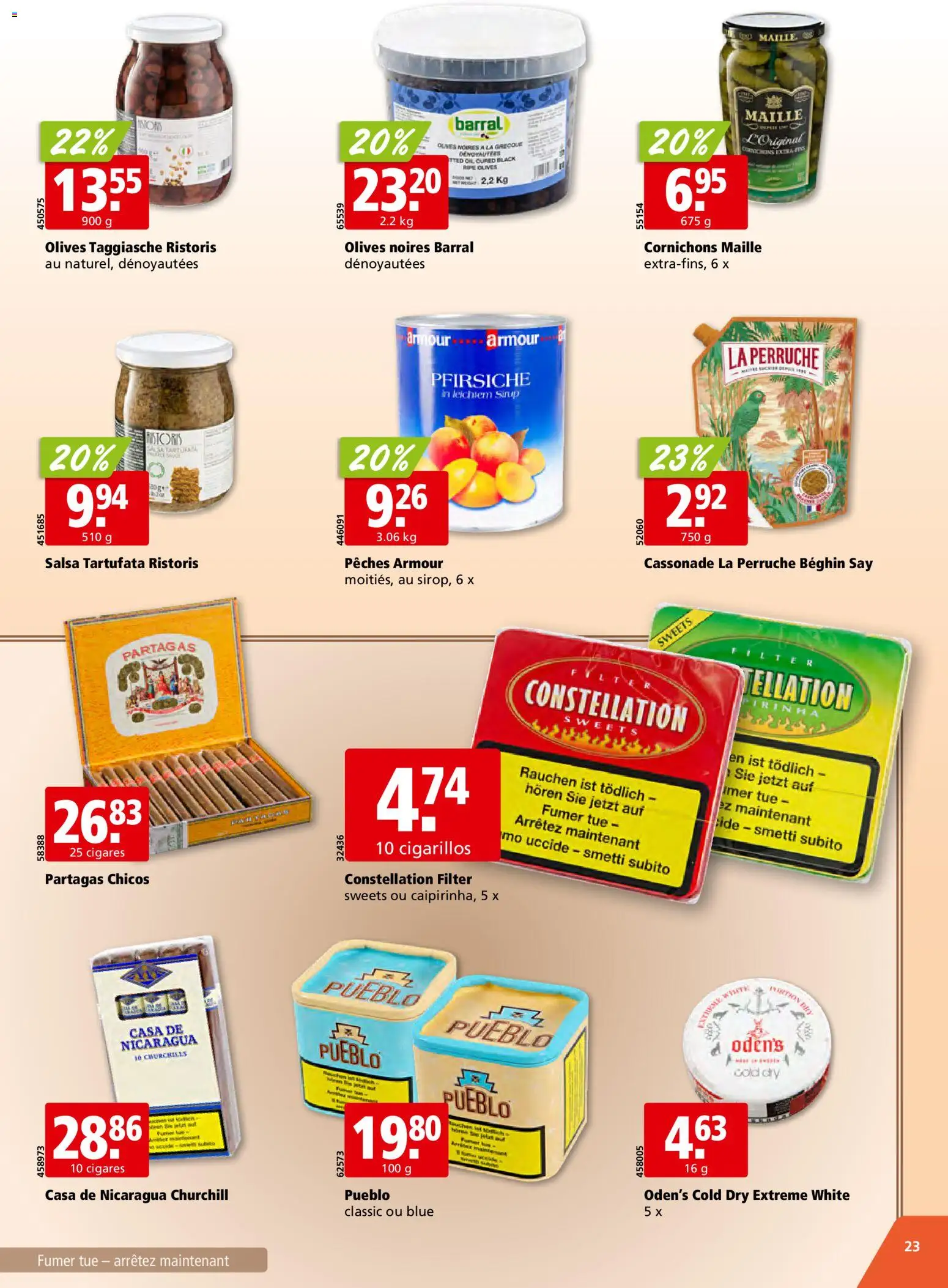 Aligro aktionen Chavannes, Matran, Genève, Sion – gültig ab 06.07.2026 | Seite: 23 | Produkte: Sirup