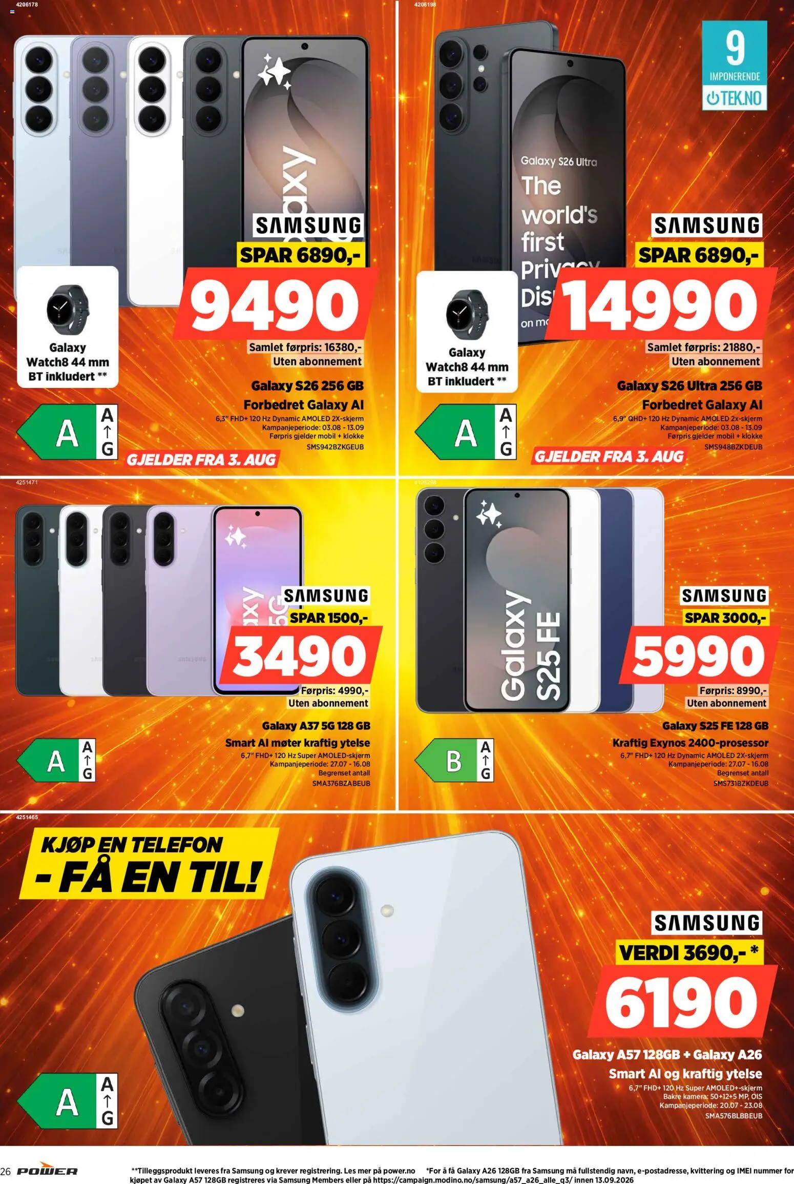 {H1} | Side: 26 | Produkter: Telefon, Klokke, Kamera