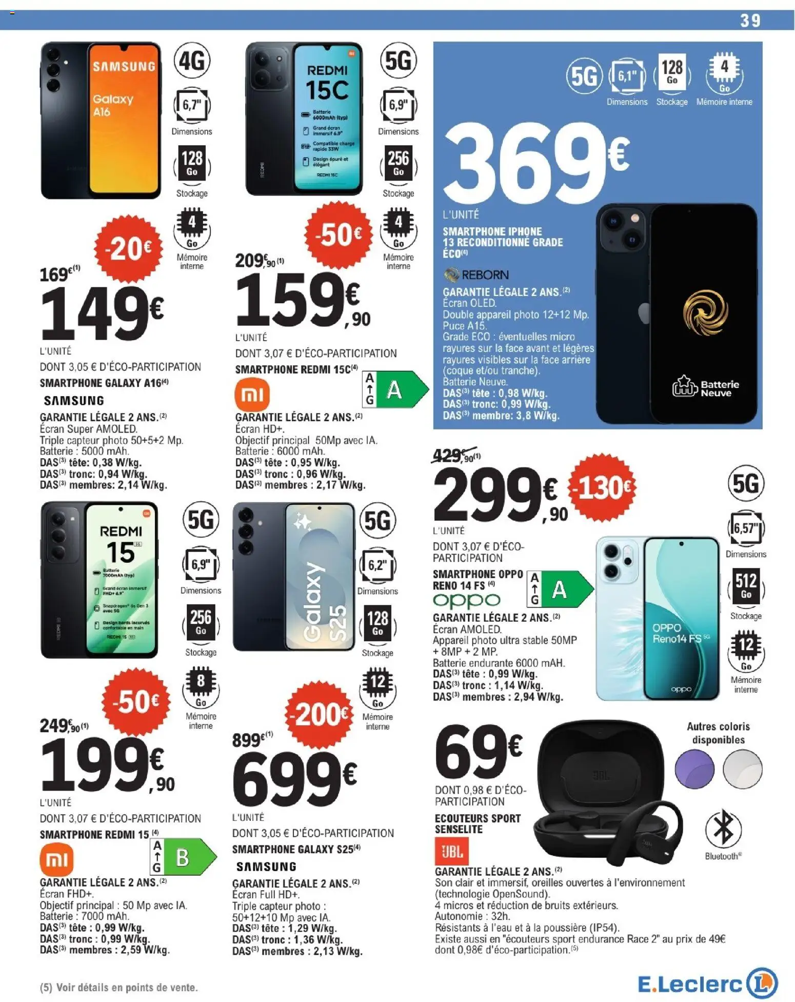 {H1} | Page: 39 | Produits: Écouteurs, Appareil photo, Batterie, Iphone