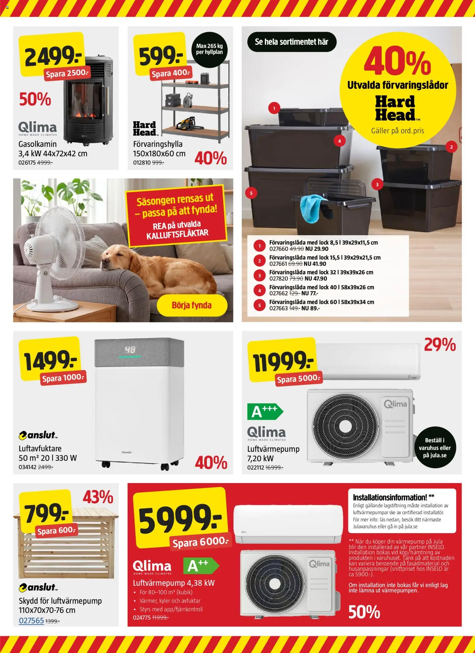 Jula reklamblad aktuell från 20/08/2026 | Sida: 19 | Produkter: Förvaringslådor, Lock, Galler, Förvaringslåda