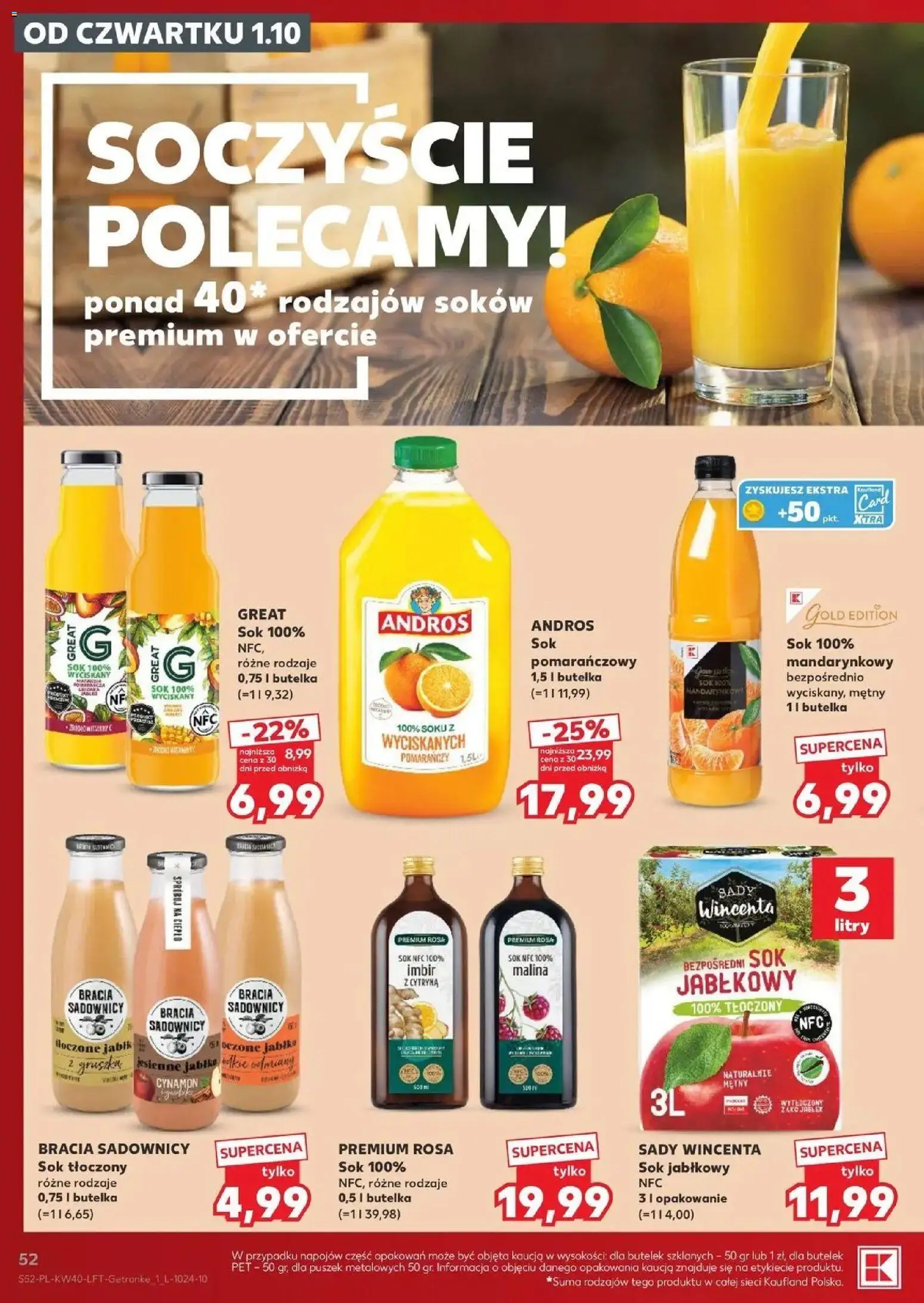 Kaufland gazetka od 01.10.2026 - od jutra PDF | Strona: 52