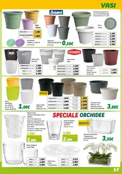 Anteprima del volantino Orizzonte volantino Giardinaggio valido a partire dal 10/04/2026 | Pagina: 17 | Prodotti: Orchidea, Ciotola, Vaso