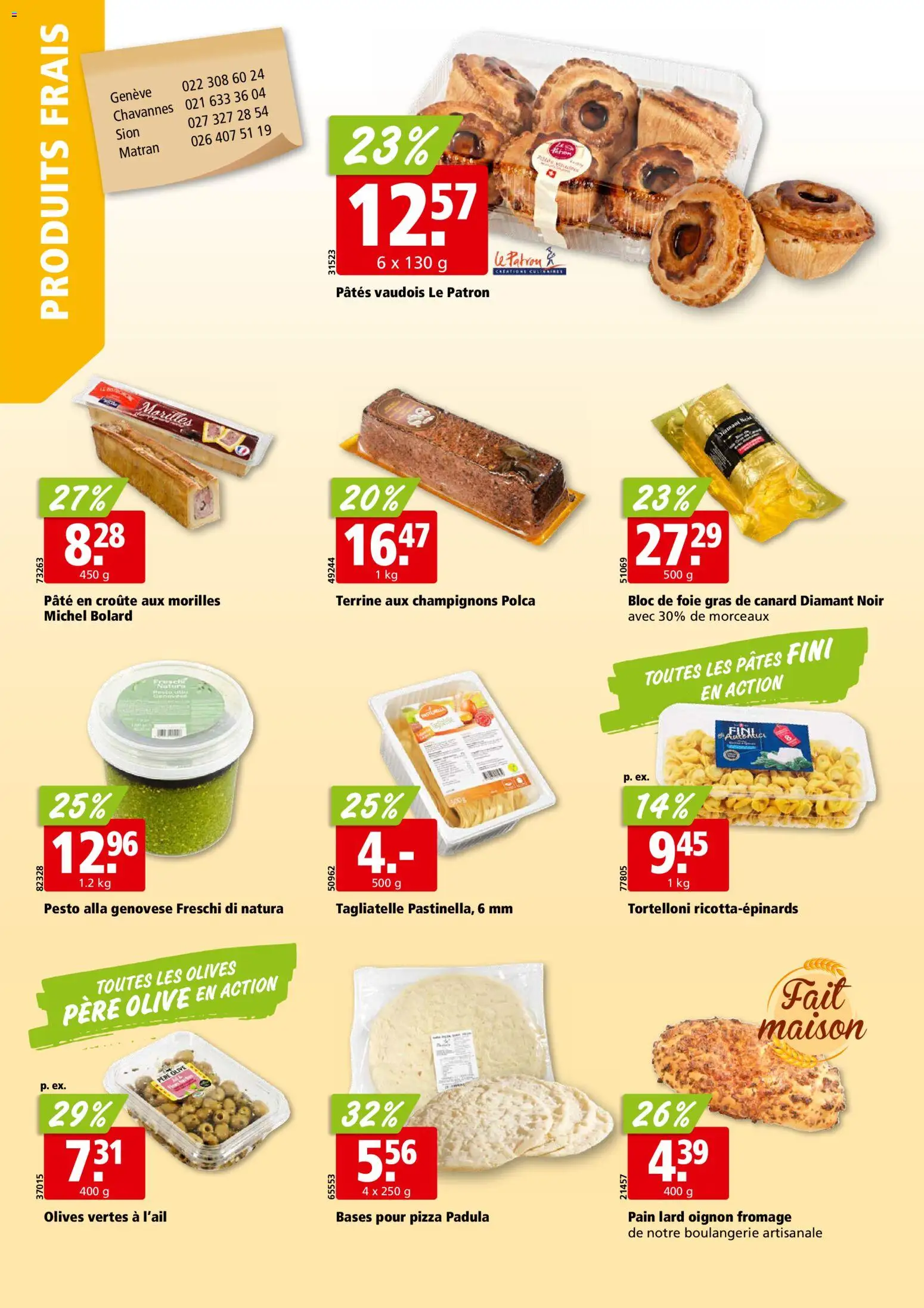 Aligro aktionen Chavannes, Matran, Genève, Sion – gültig ab 24.08.2026 | Seite: 12 | Produkte: Champignons, Pizza