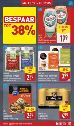 Aldi folder week 20 - Voorbeeld van een folder van Aldi, geldig van 11.05.2026 | Pagina: 19 | Producten: Granen, Oven, Saus, Pet