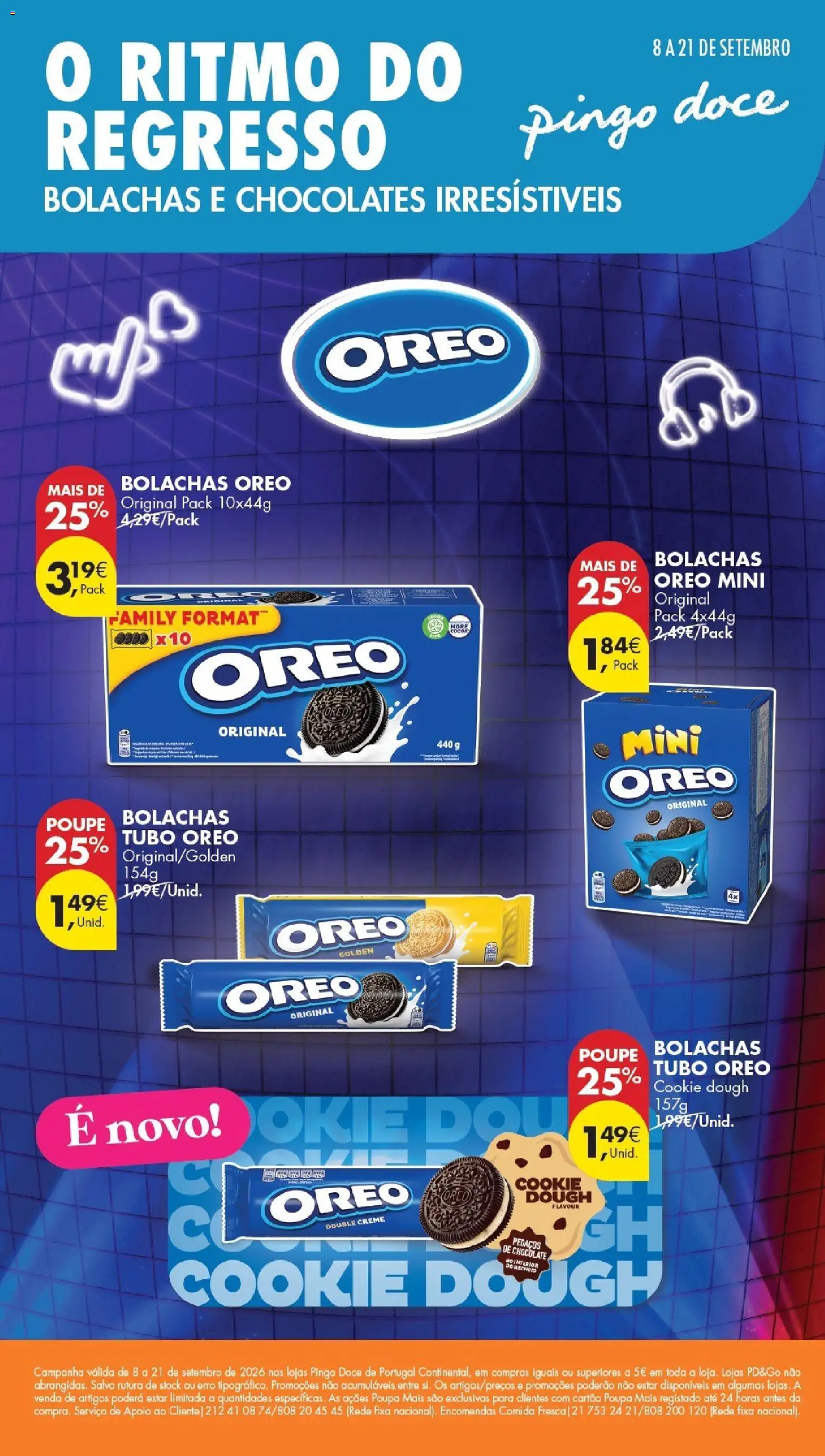 Pingo Doce Especial Oreo │ válido de 08/09/2026 | Página: 1 | Produtos: Bolachas, Chocolates, Oreo, Creme
